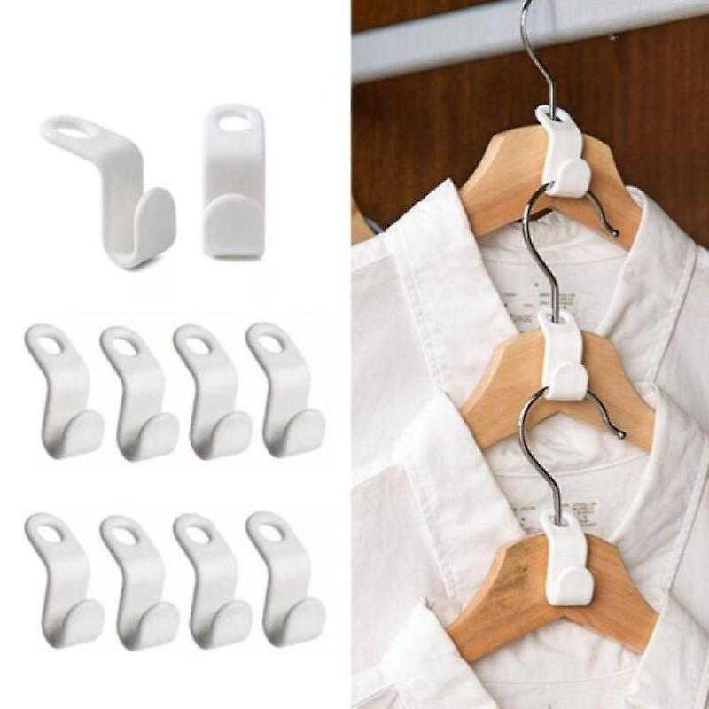 10-Pack Multi-purpose Hanger Compatibility, Space-saving Wardrobe Organizer, Smooth Workmanship Without Burrs, Heavy Duty Space Saving, Strong