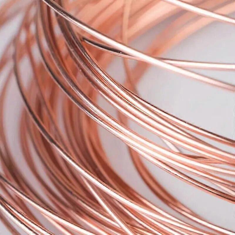 2025 01mm to 2mm Copper Wire Round (Dead Soft) Blank Without Paint Uncoated Craft Wire