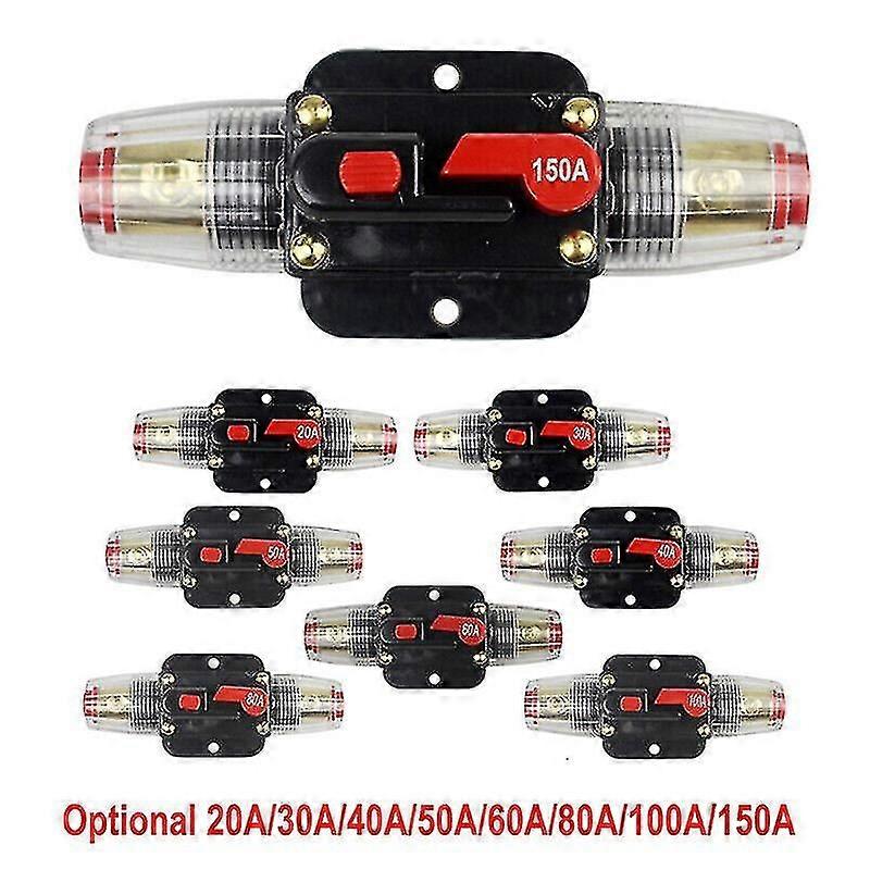 20-150amp Circuit Breaker Dual Battery Ip67 12v-24v Fuse Manual Reset Waterproof-Yvan