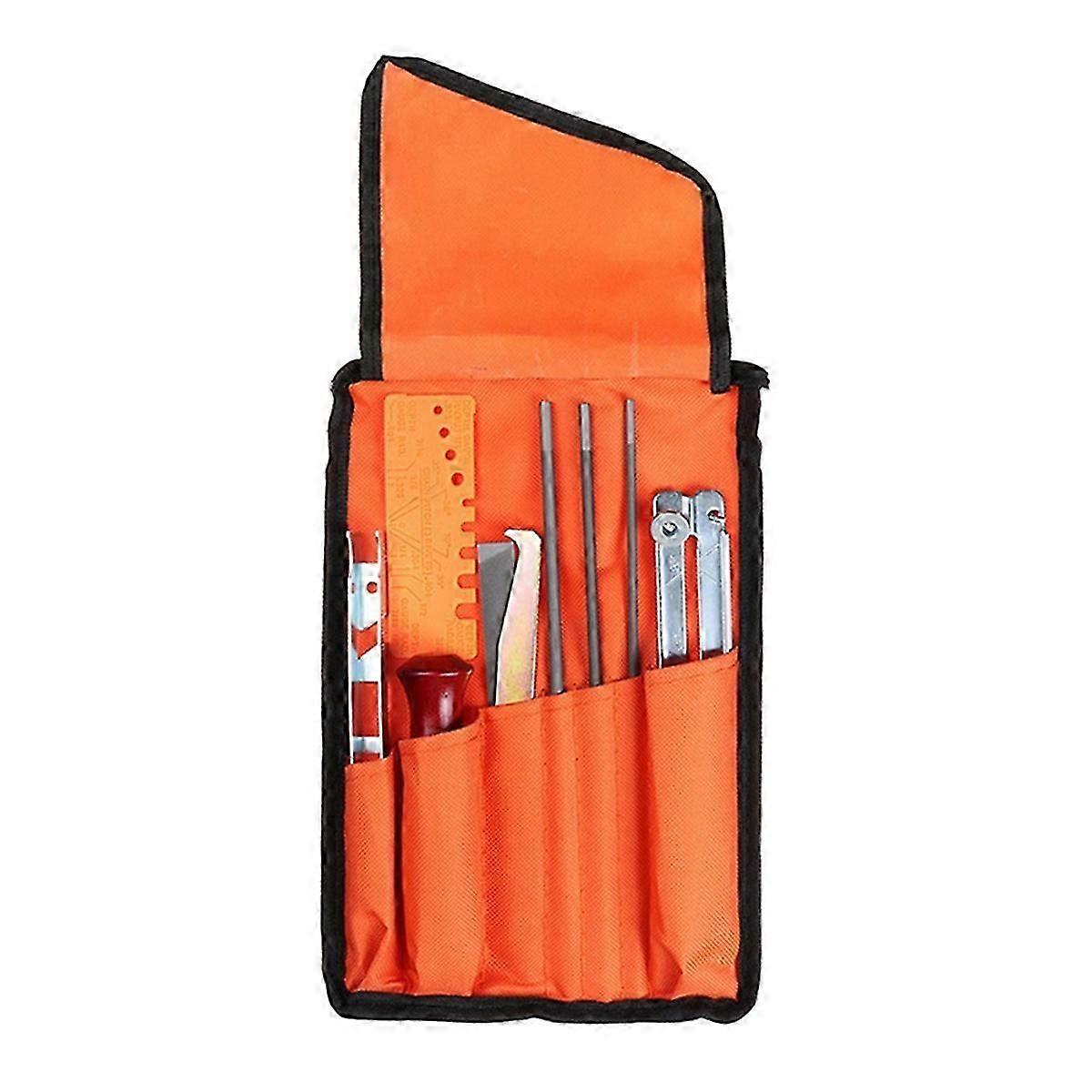 9-Piece Alloy Grinding File Set for Logging Saw, Gasoline Saw, Electric Saw and Chain Grinder