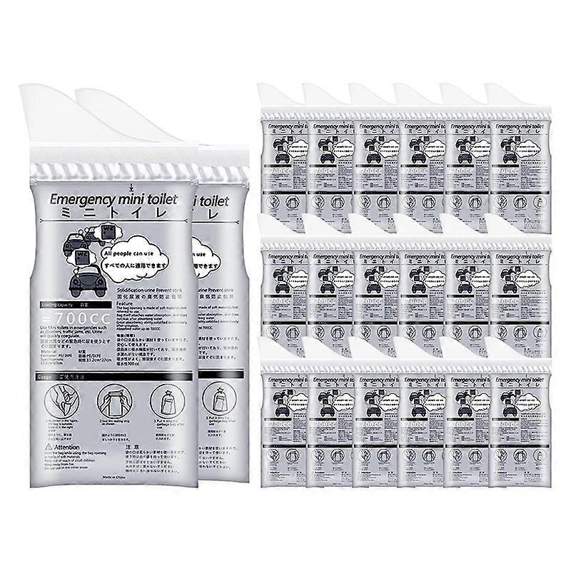 20Pcs Disposable Urinal Bags,700ML Emergency Mini Toilet