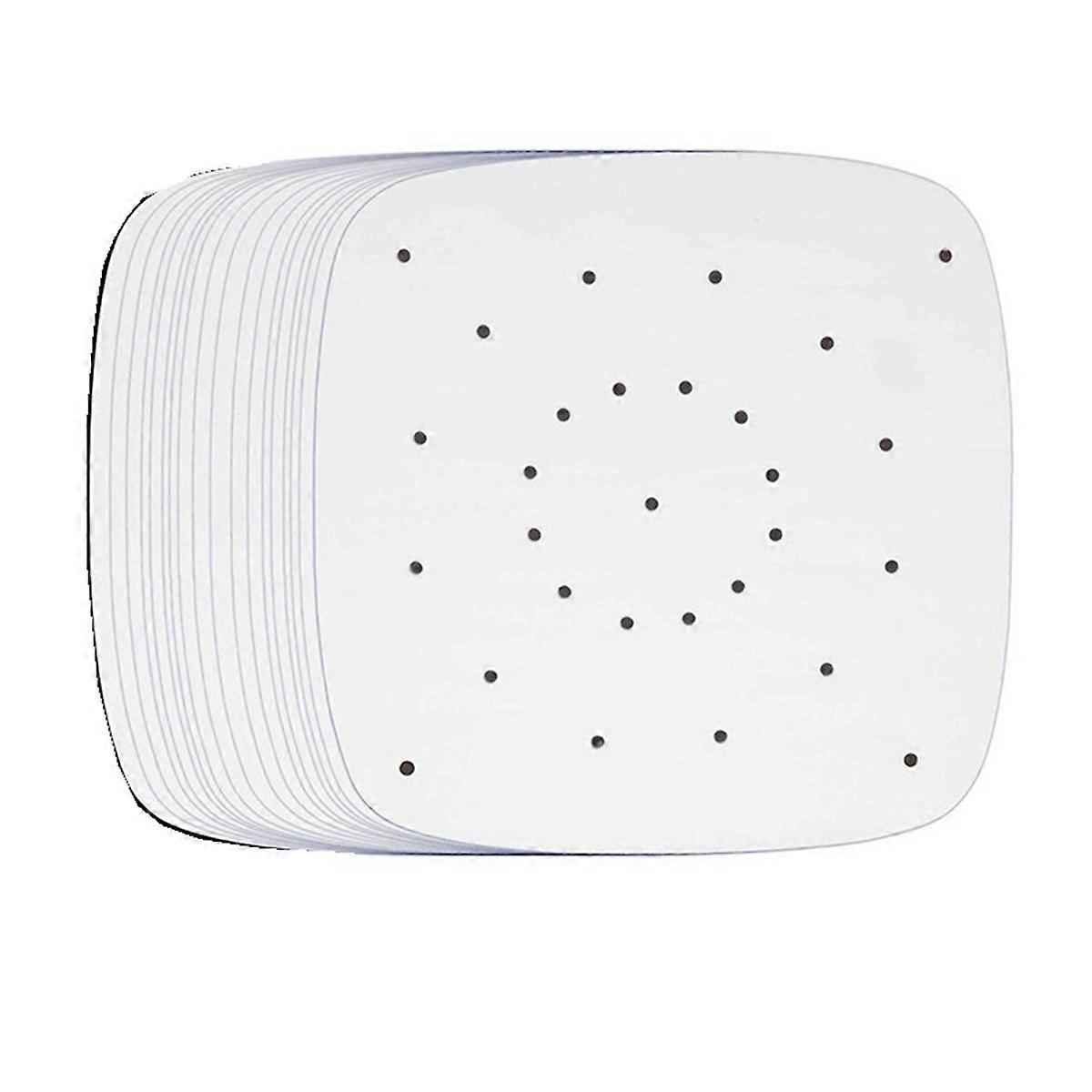 Air Fryer Paper Disposable Steam Pads Kitchen Baking Paper White