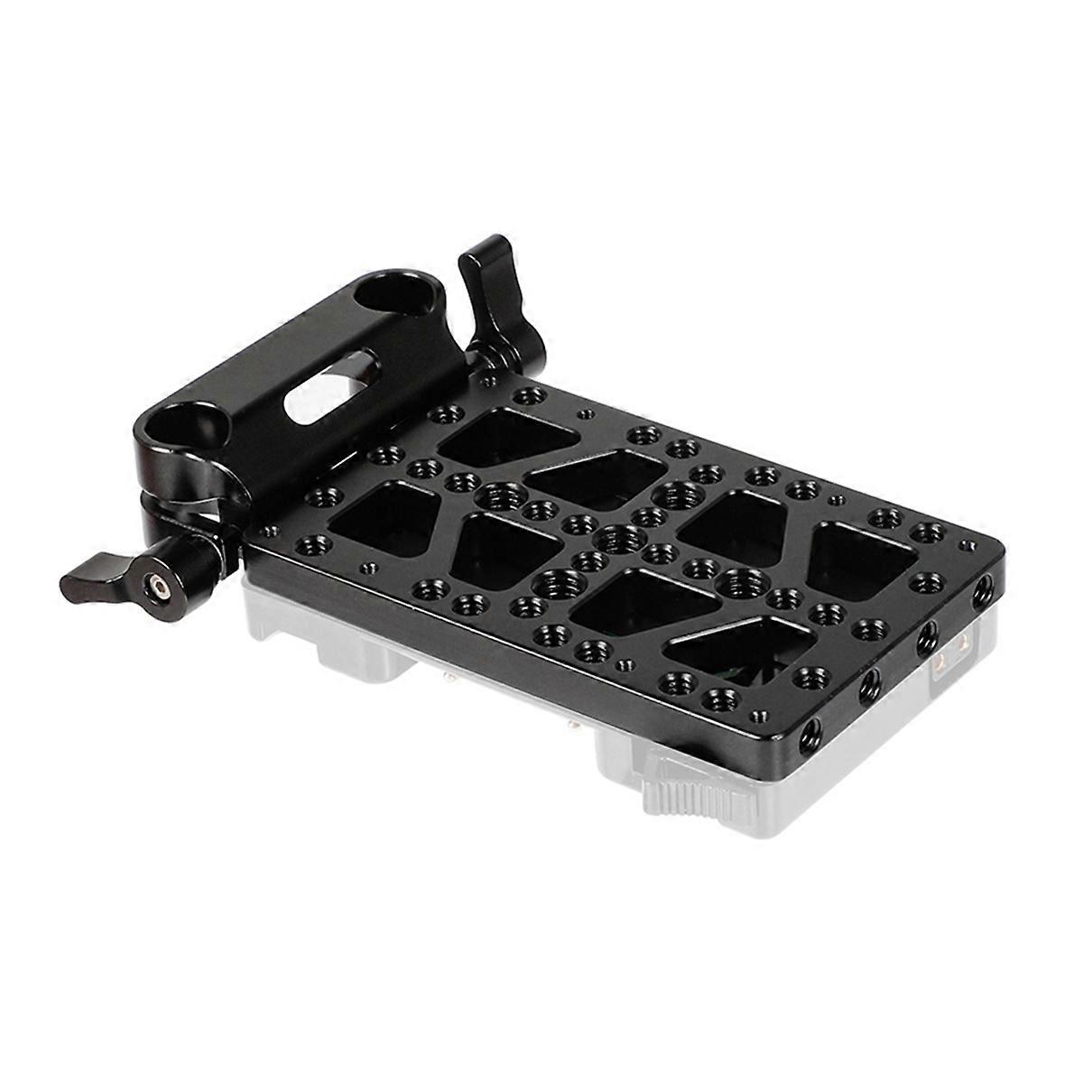Wedge Plate Quick Release Base Plate with 15mm Rod Clamp