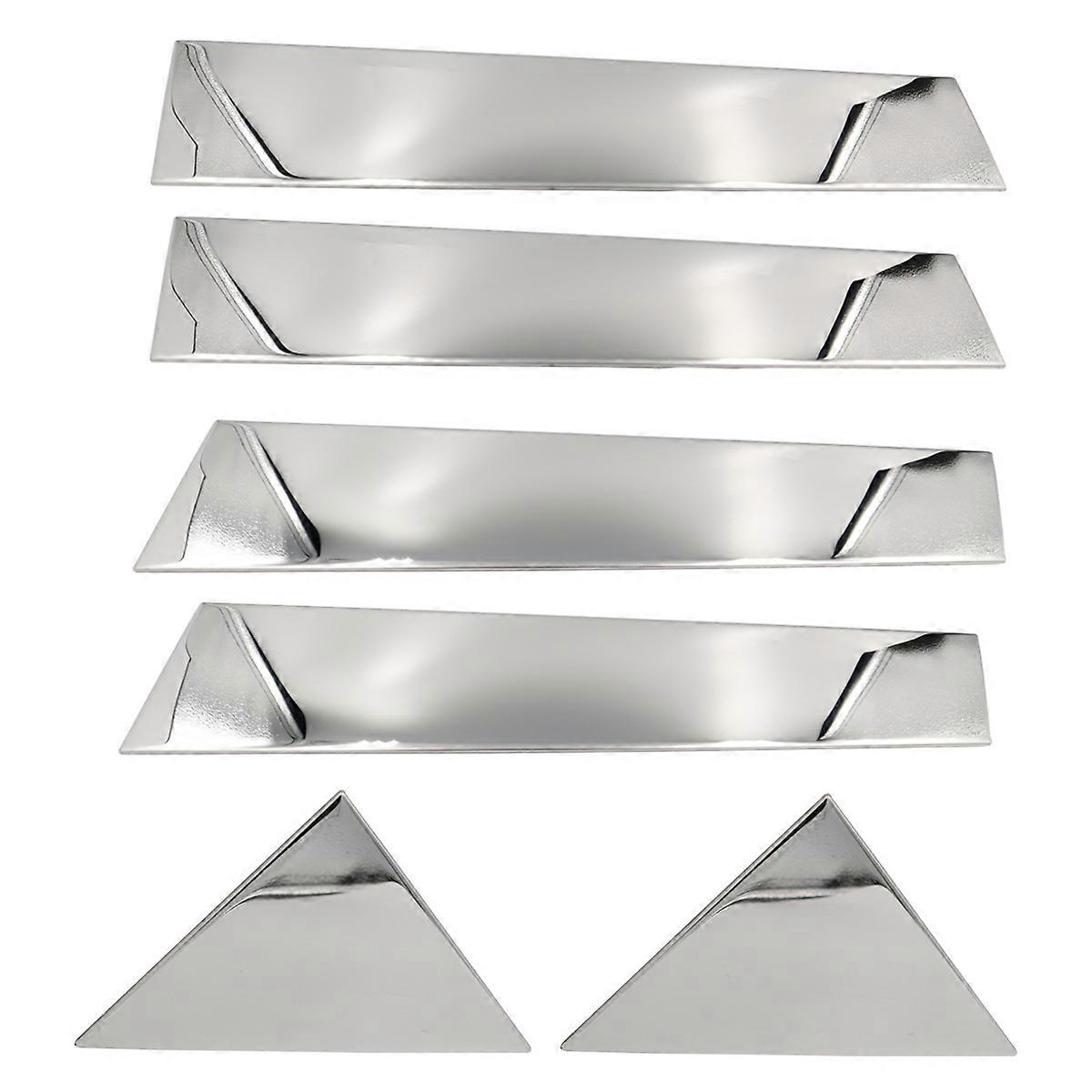 6Pcs Car Door Window Chrome Pillar Post Trim 2005-2010 300