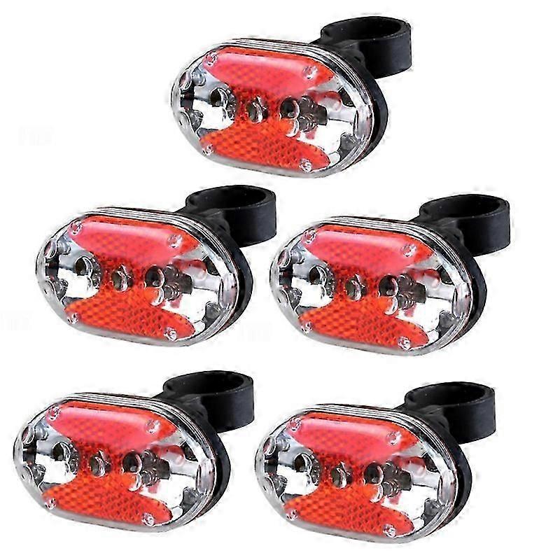 2-10X Bicycle Lights Bright Bicycle 9 LED Tail Light Rear Lamp Colorful Light 7 Flash