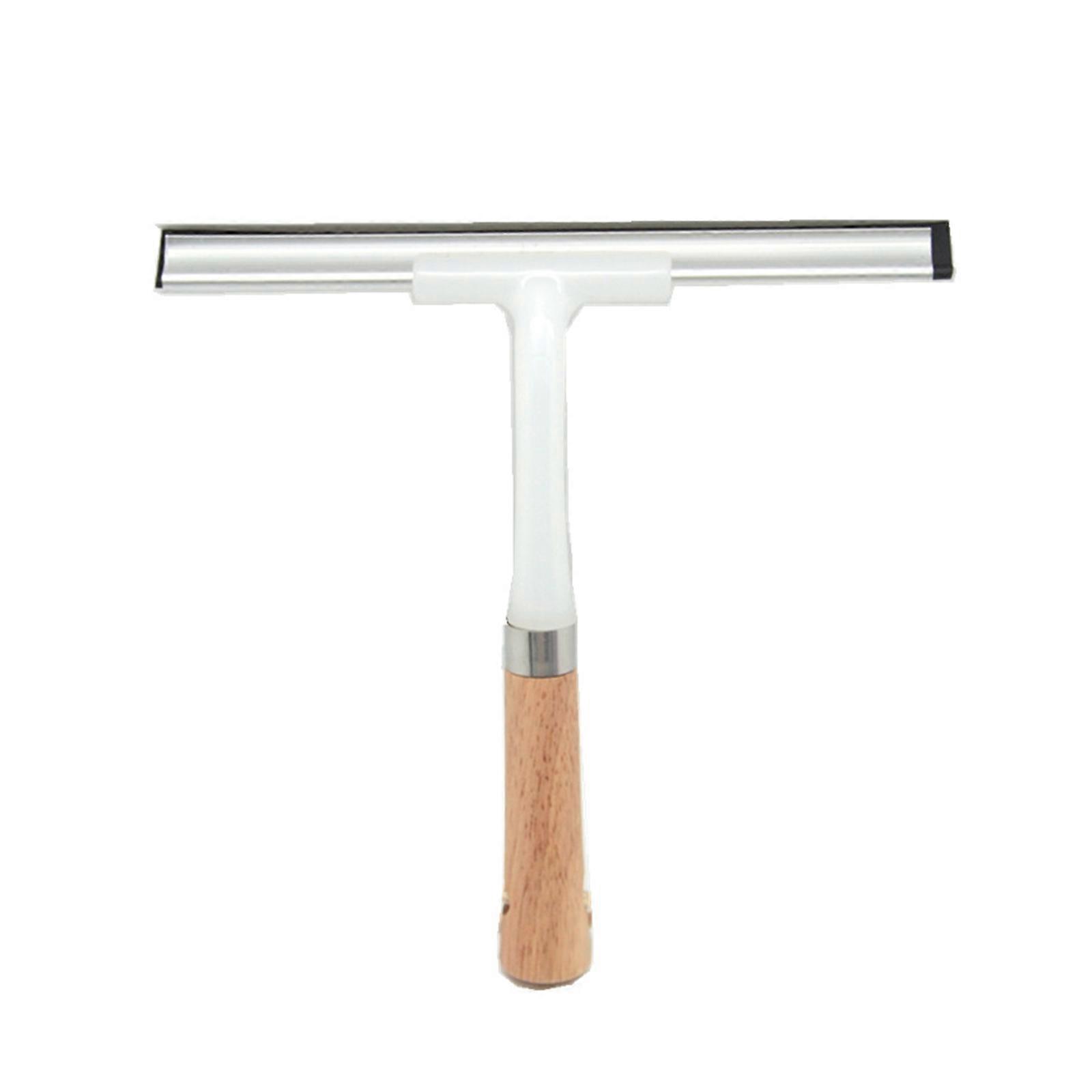 Squeegee for Shower Glass Door Shower Squeegee for Cleaning All-Purpose Squeegee Wood Handle for Window Mirrors Tiles
