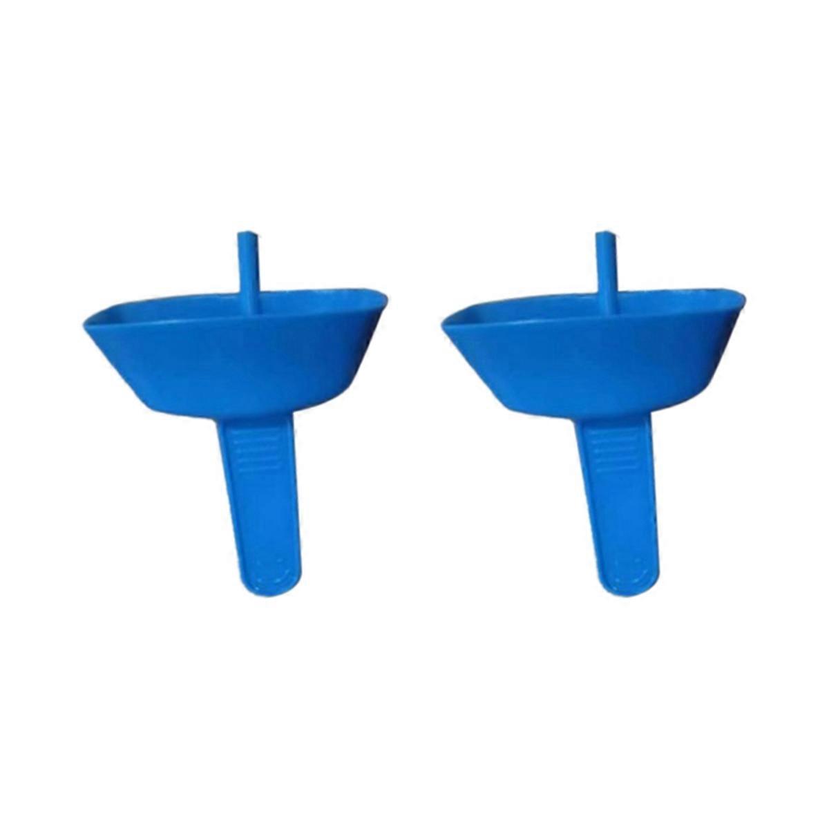 Tropfsicherer Eisständer mit Strohhalm für Kinder-Eis Cool, Blau