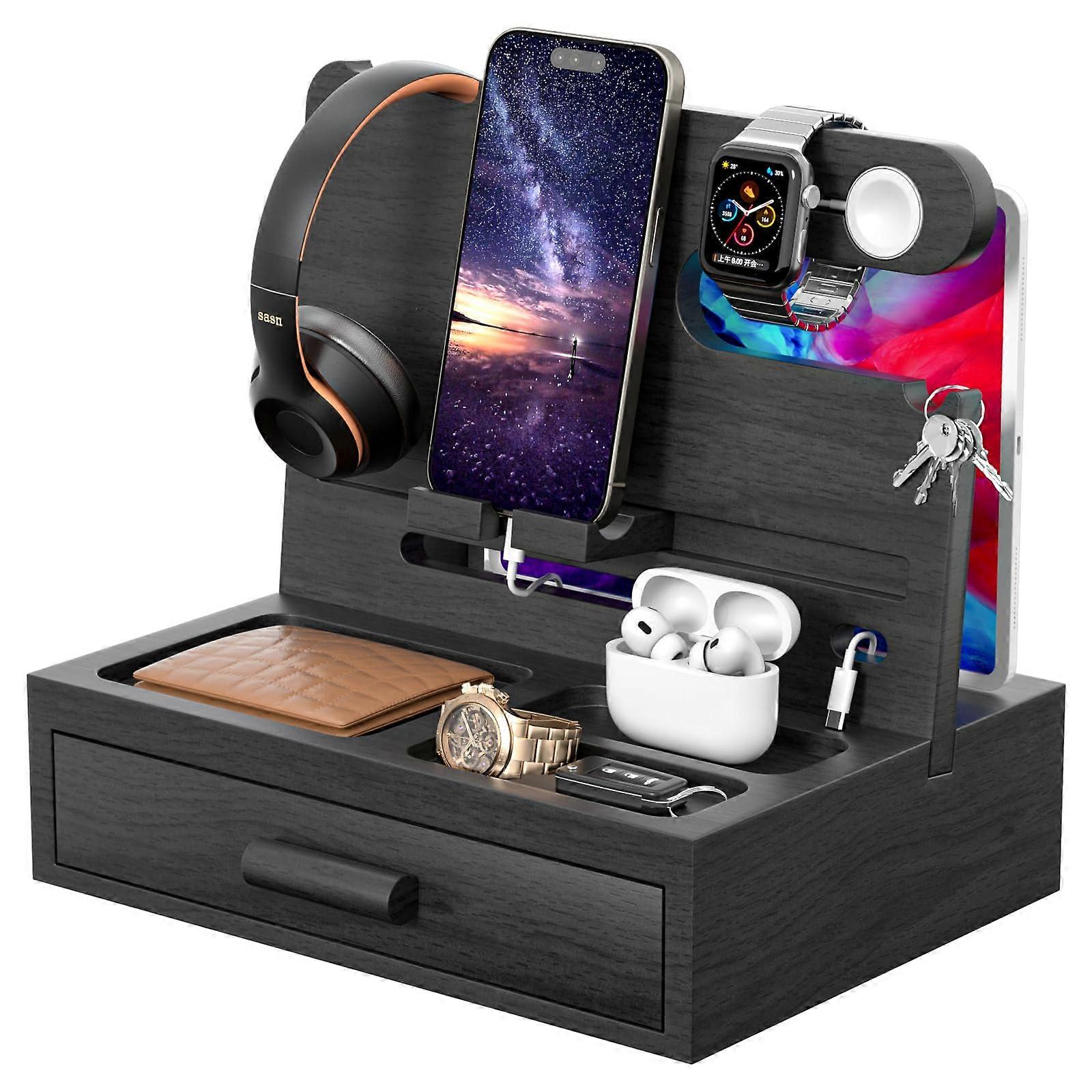 Nightstand Organizer for Bedside Storage and Organization