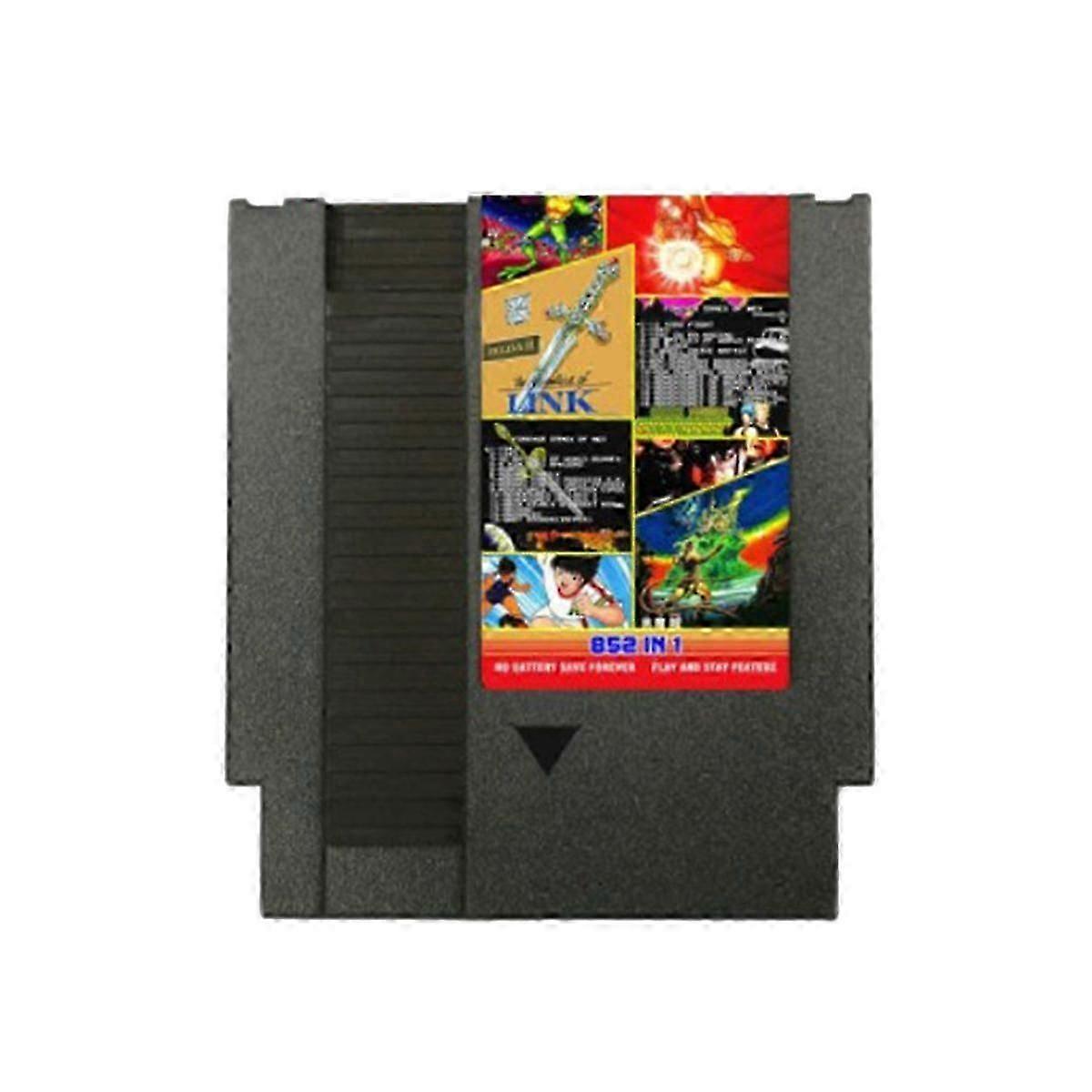 Forever GAMES OF NES 852-in-1 (405+447) Game Cartridge for NES Console, 1024MBit Flash Chip in Use-Black