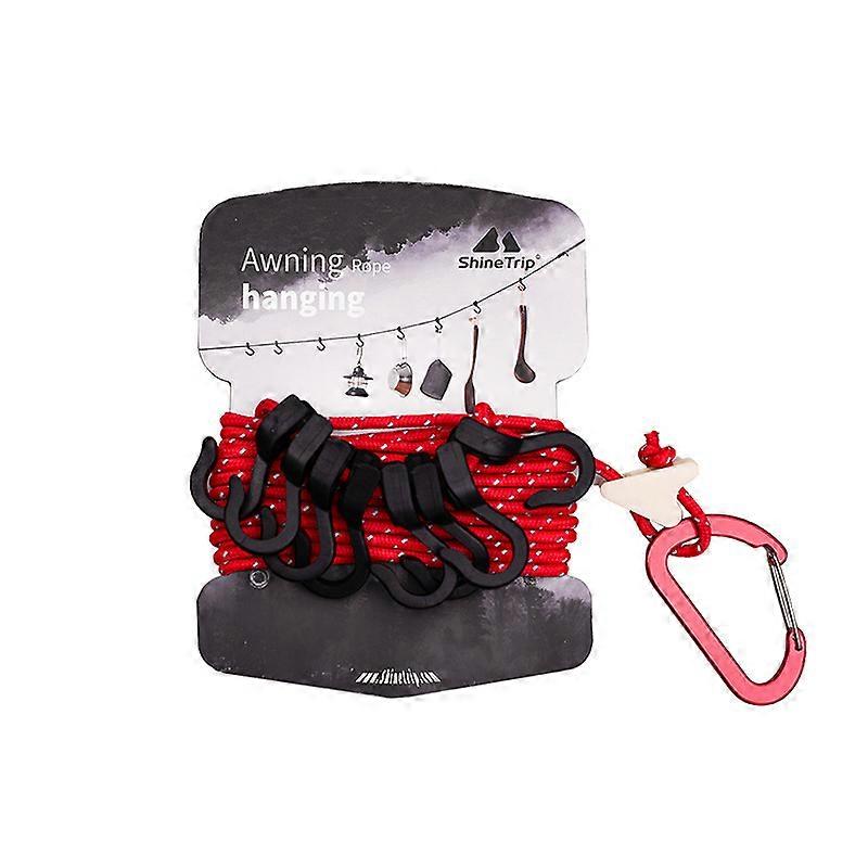 Outdoor portable multifunctional clothesline adjustable and non-slip