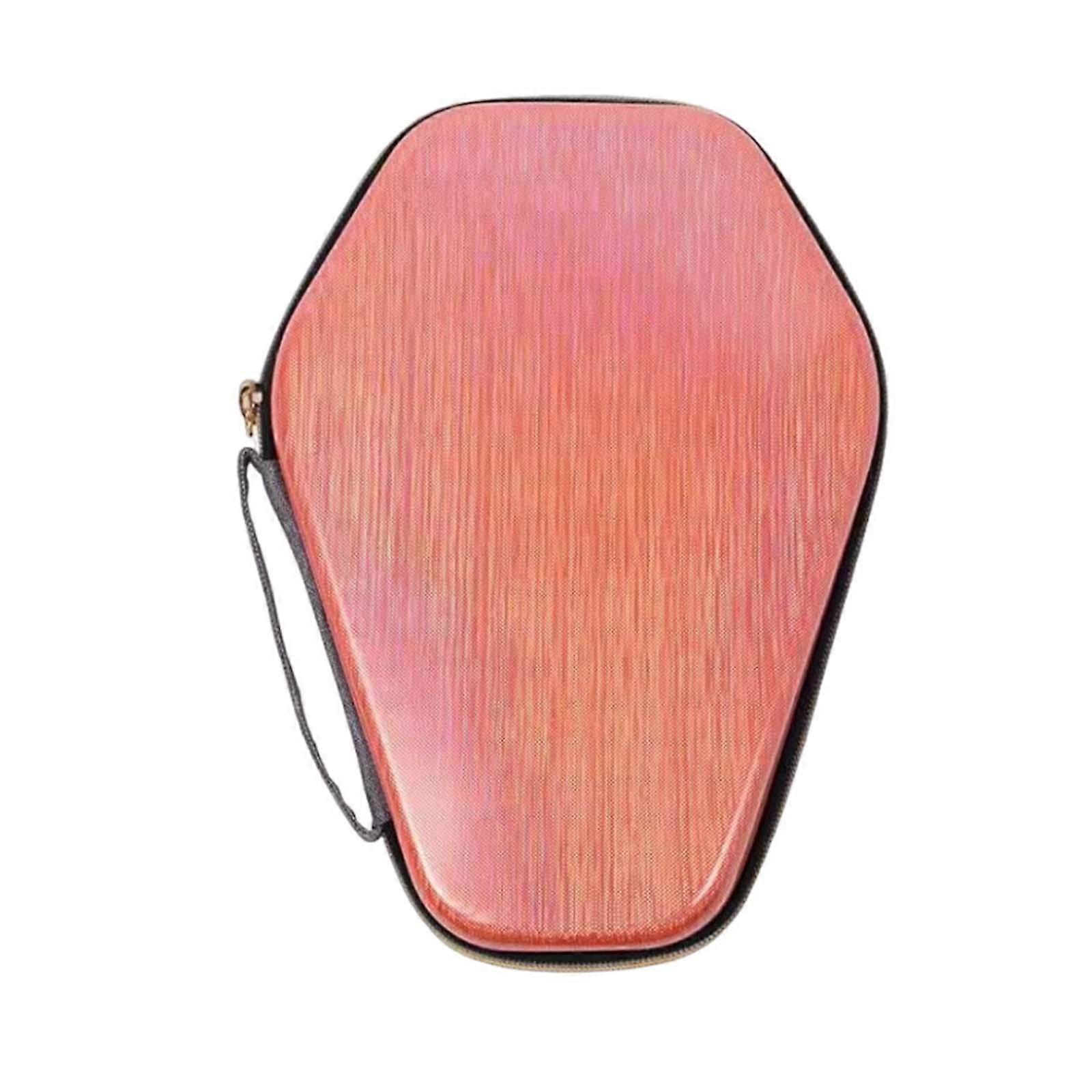 Cover for Handled Table Tennis Paddle - Travel Racket Protector, Durable Material, Fits Standard Size Paddles, Black Color