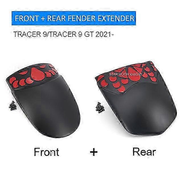 Apply Motorcycle Accessories Rear Fender Hugger Extension For Yamaha Tracer9 tracer 9 Tracer-9 GT 2021- Front Mudguard Extender