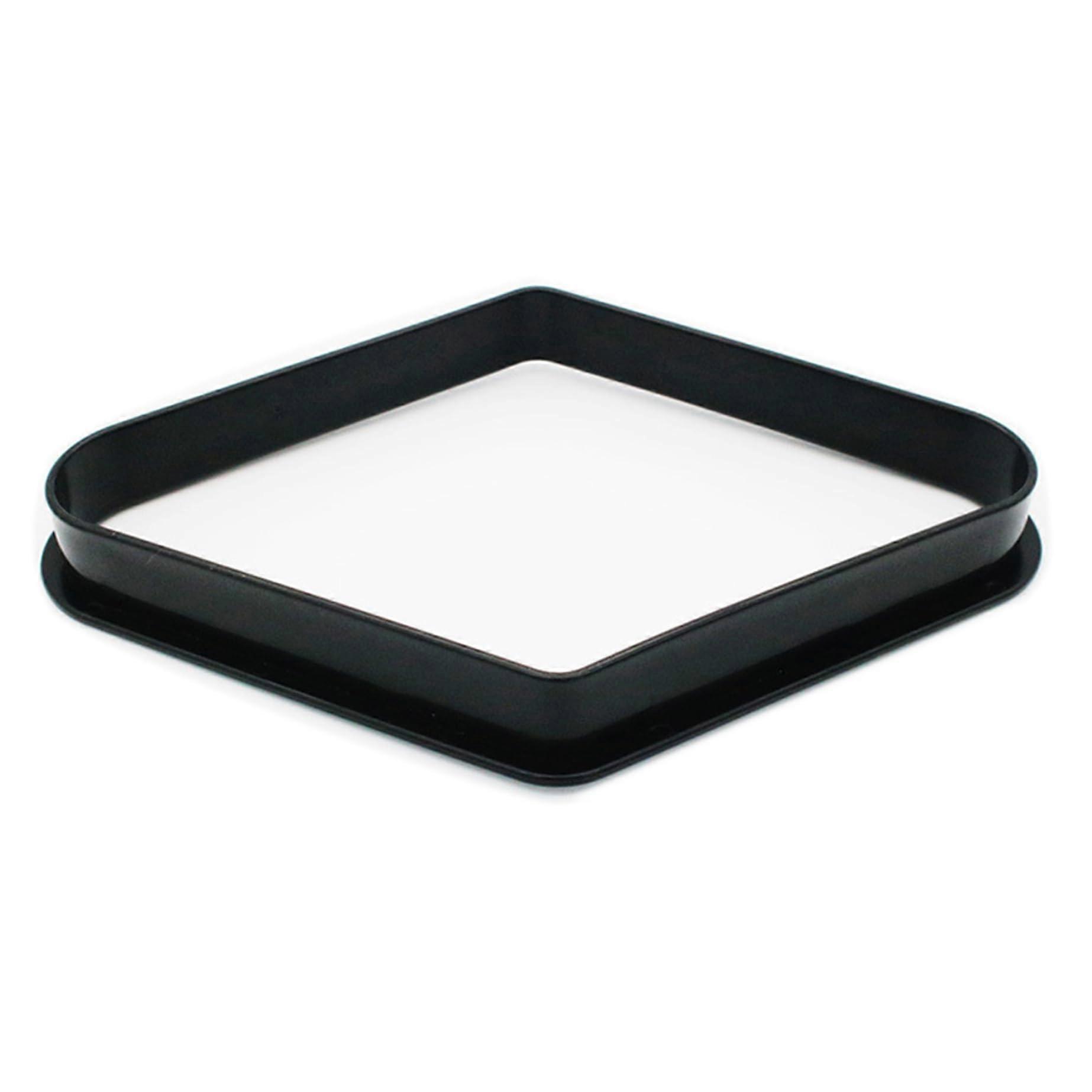 9 Ball Rack 11.8x11.8xx3.9X Inch Pool Table Accessories Black Plastic Rhombus Pool Triangle 9 Ball Rack for Table Indoor Supplies
