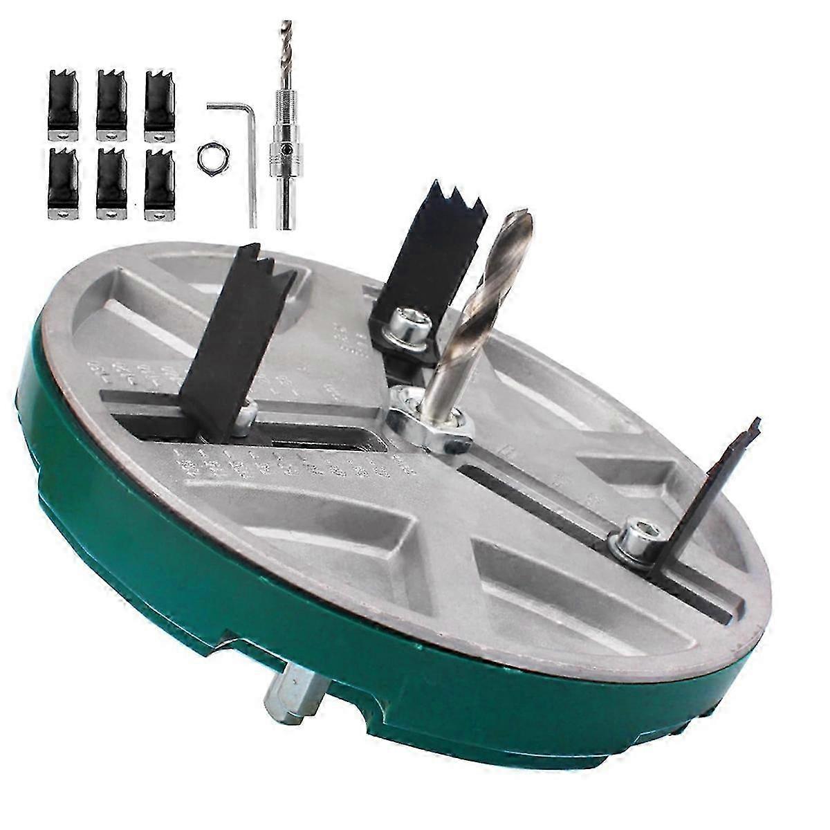 Justerbart stanssågverktyg för borrning, hålsåg, justerbar stanssågdiameter 1,8-5 tum, trä NN