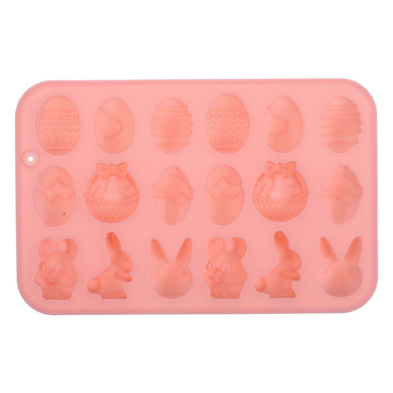 Easter Silicone Chocolate Mold Multiple Shape In One Mold for DIY Chocolate Candy Jelly