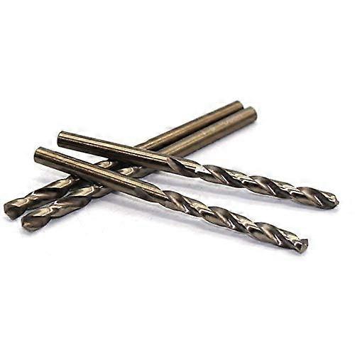 M35 Cobalt Twist Drill Bit Set 10PCS 5.1mm HSSCO High Speed Steel for Metalworking and Wood Drilling