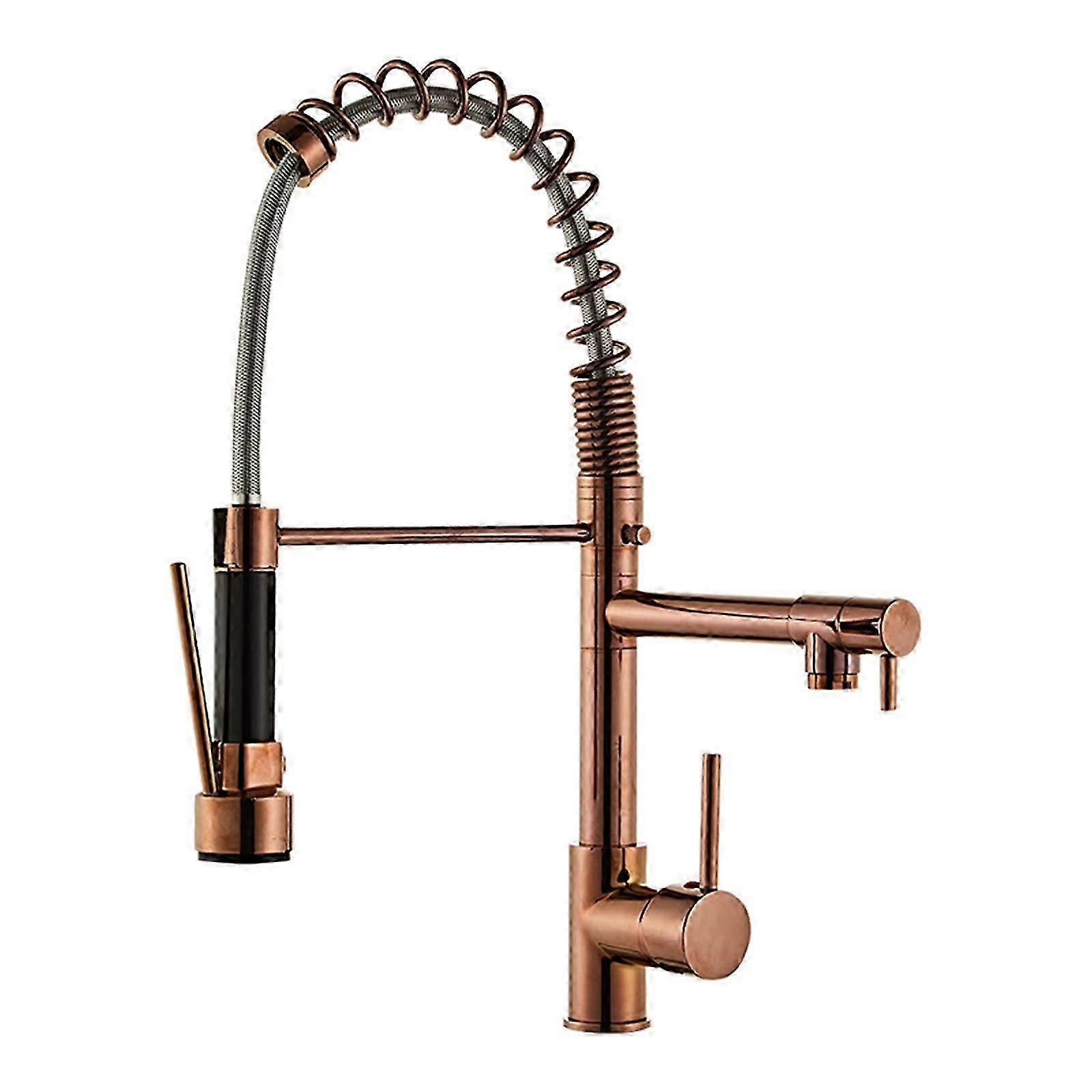 Rose Gold Kitchen Faucet for Kitchen Sink