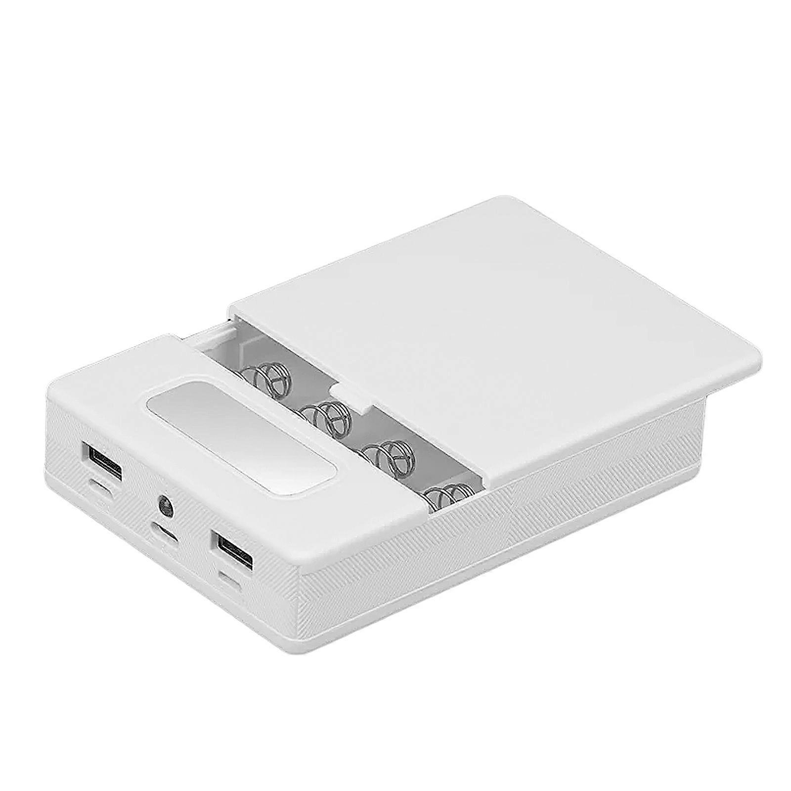 No Welding Need Power Supply Case Supports Fast Charge, Easy Assembly Accessory Fit for Outdoor Activity and Traveler White