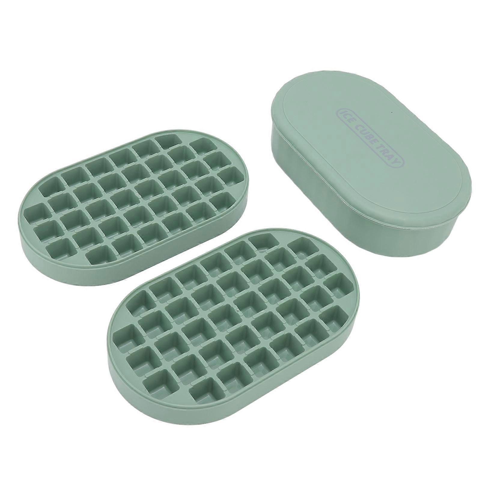 Ice Cube Trays Practical Large Capacity Ice Ball Maker Mold with Bucket Lid Scoop for Home 