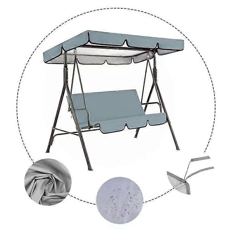 Porch Swings Garden Swing Chair Cover Polyester imperméable à l’eau et résistant aux UV