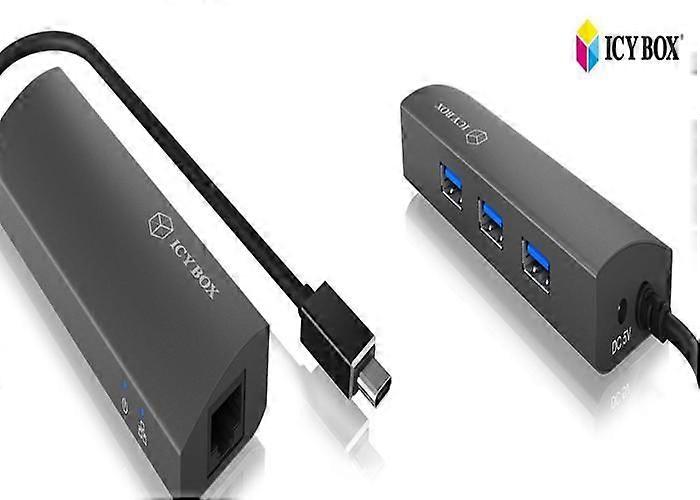 Dockingstation - RaidSonic - IB-HUB1406-C - USB-C - GigE - Schwarz