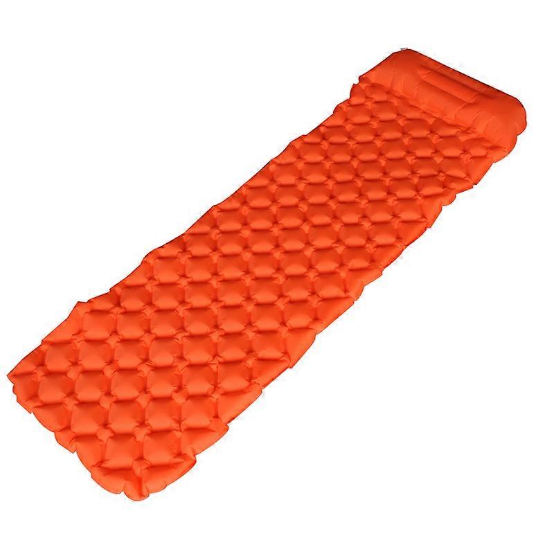 Ultralight sleeping mat with built-in pillow, inflatable camping mat for hiking, travel and backpacking, compact and portable camping mat, o