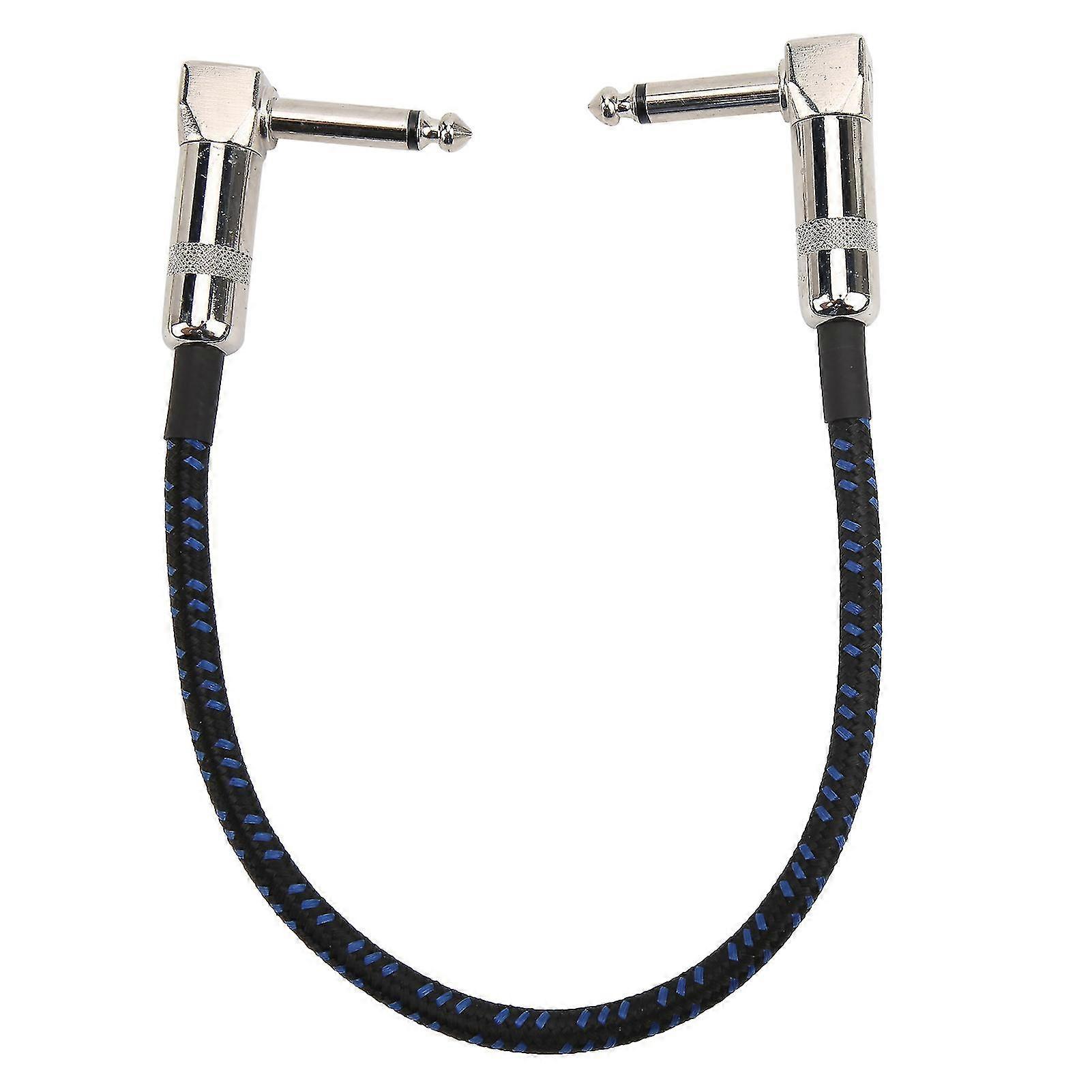 11.8in Instrument Cable Weave Copper Shielded Noise Reduction for Live Performance