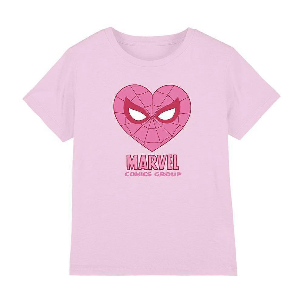 Spider-Man Dětské/dětské tričko Srdce