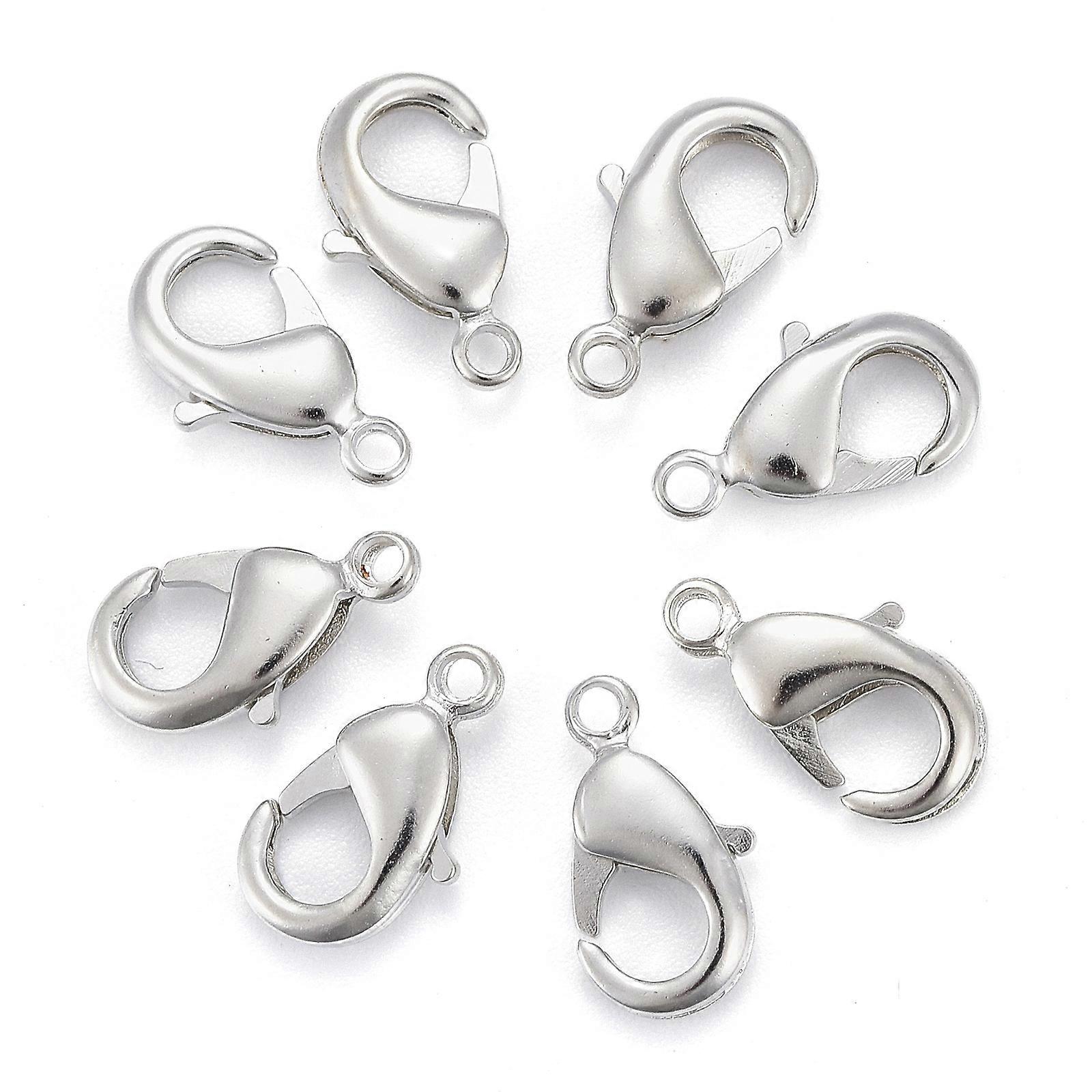 200pcs Brass Lobster Claw Clasps Parrot Trigger Clasps Jewelry Findings