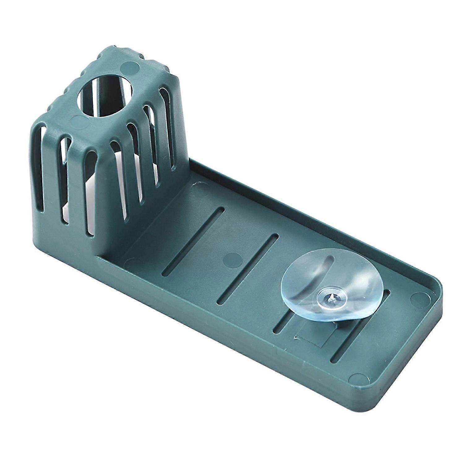 BoSaiD Storage Rack Easily Install Save Space Sturdy Dish Brush Storage Holder for Kitchen