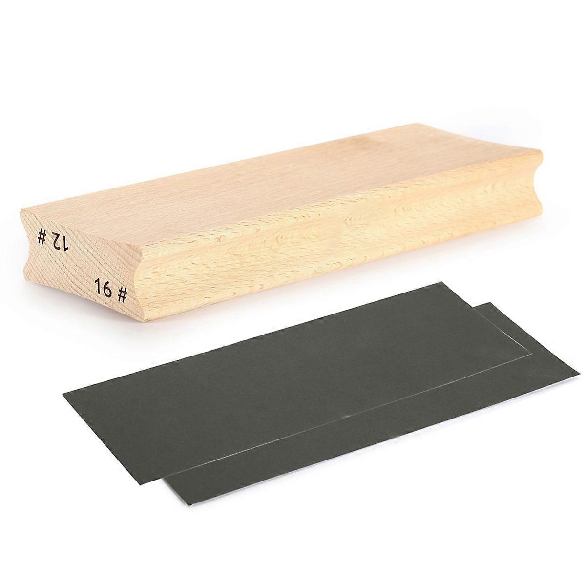 12 &16 Dual-purpose guitar fretboard radius sanding block