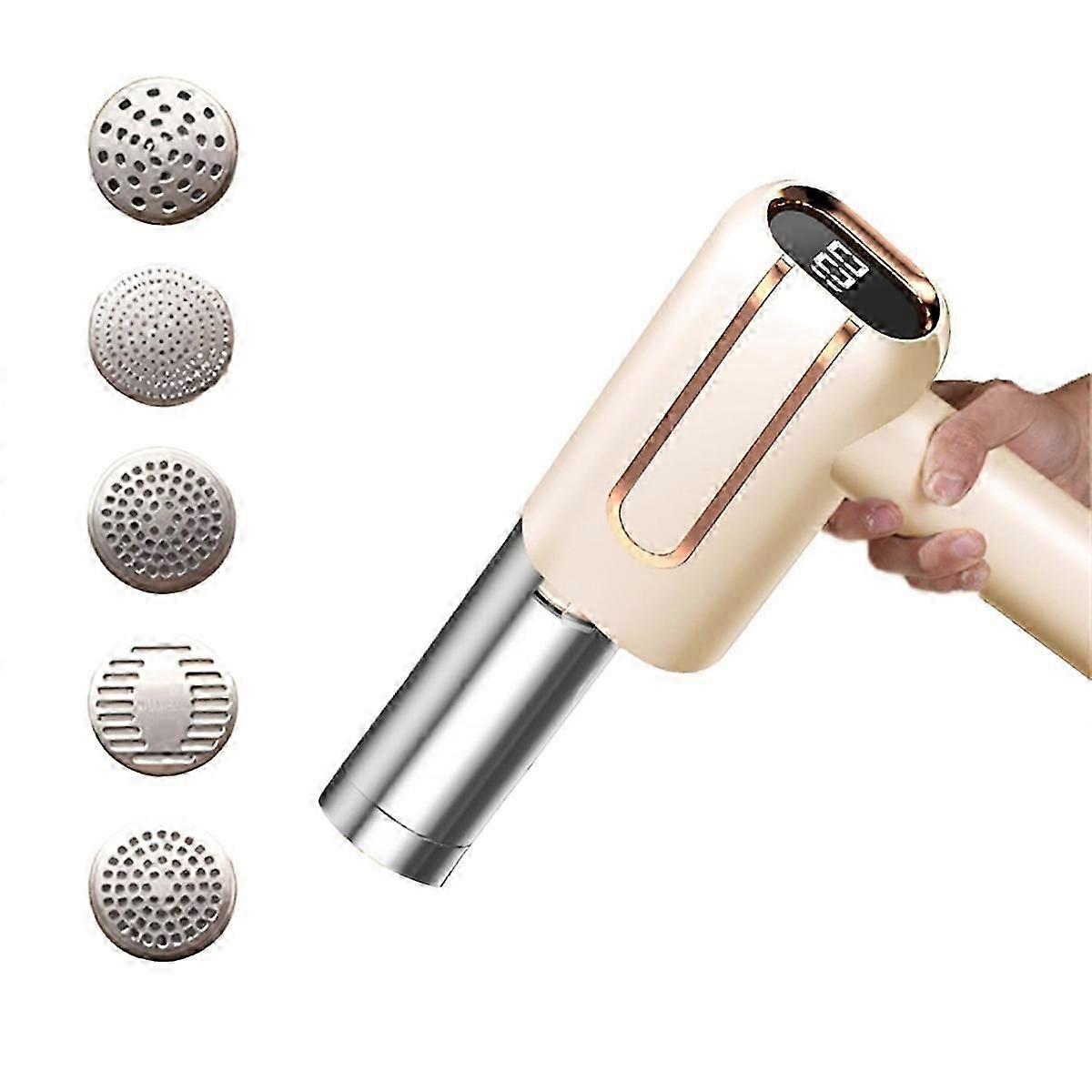 Handheld Electric Noodle Maker 5-in-1 Wireless Noodle Maker with Battery Level Display Automatic Noo-YI WU