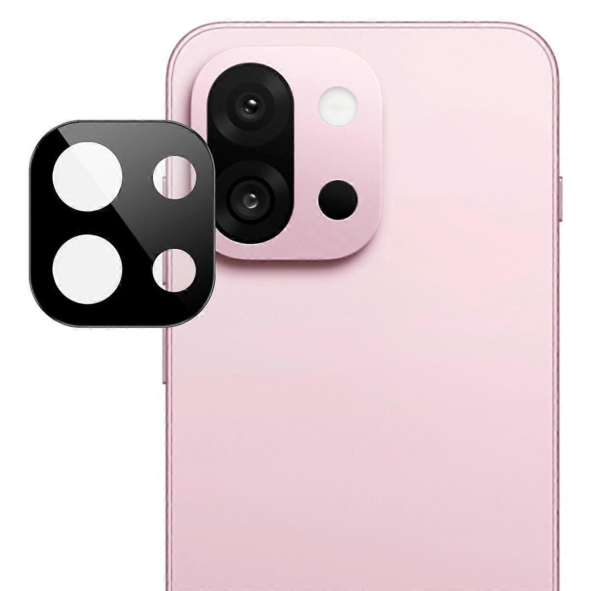 For OnePlus 13T 5G Tempered Glass Camera Lens Protector with Self Positioning Frame (Black Version)