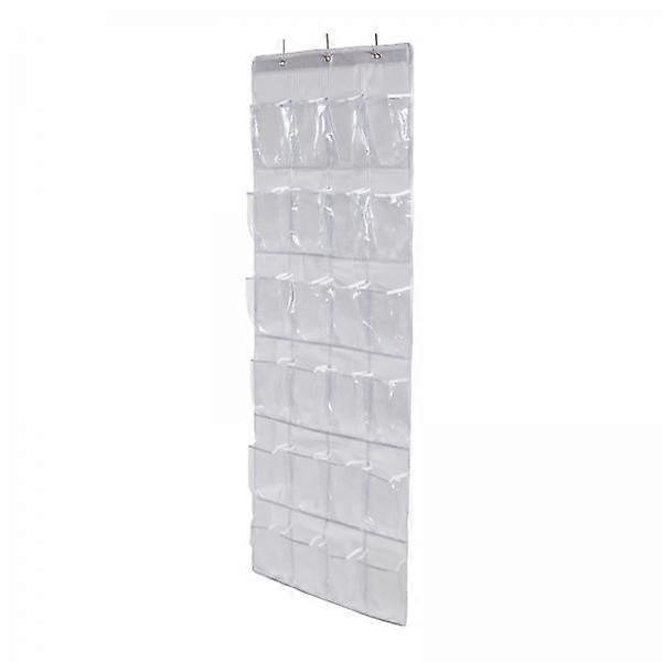 3x24Grid Over the Door Shoe Organizer Rack Hanging Storage Space Saver Hanger