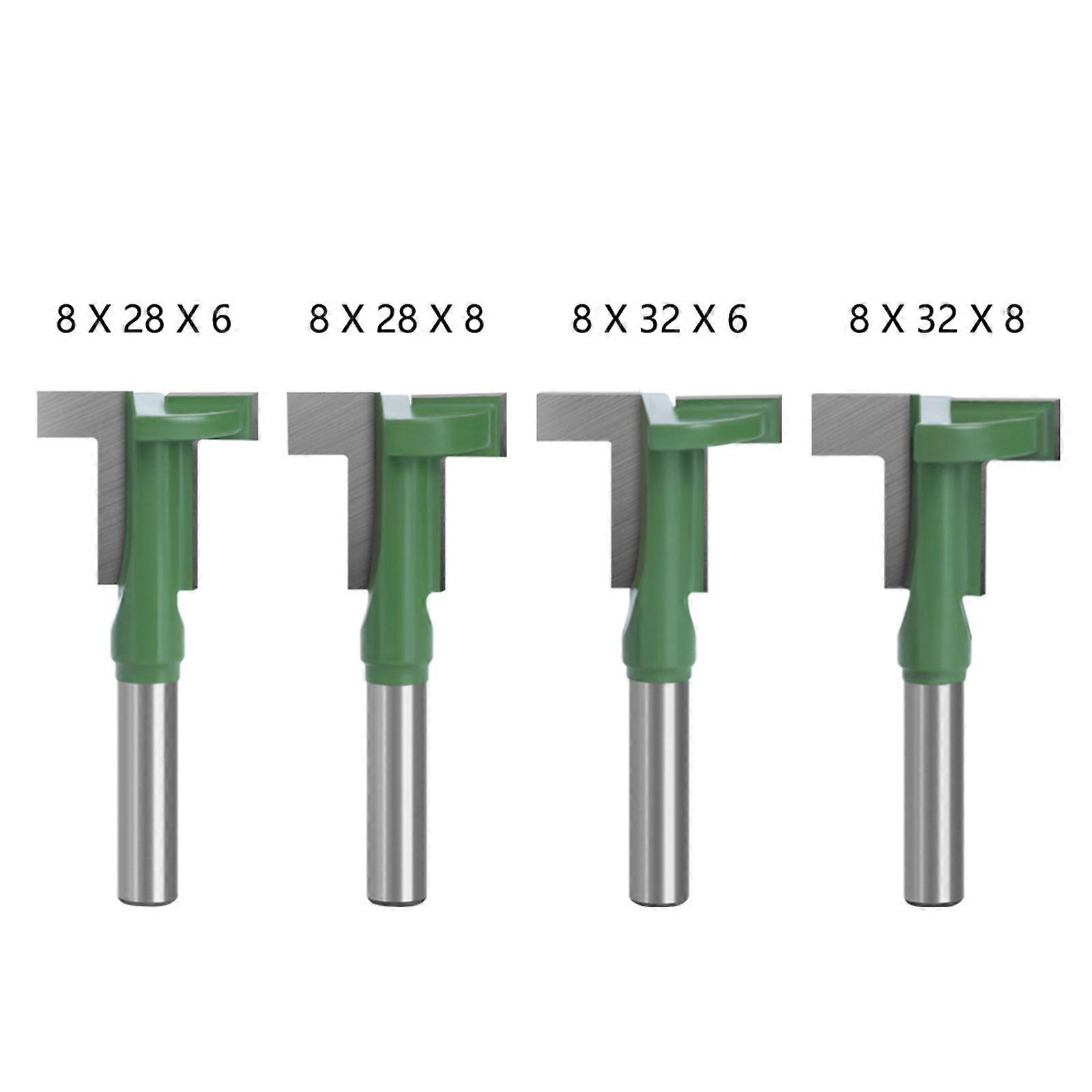 Heavy Duty CNC Router Bits 8mm Wooden Shank CNC Bit End Mill CNC Router Bits Woodworking Engraving Solid Carbide