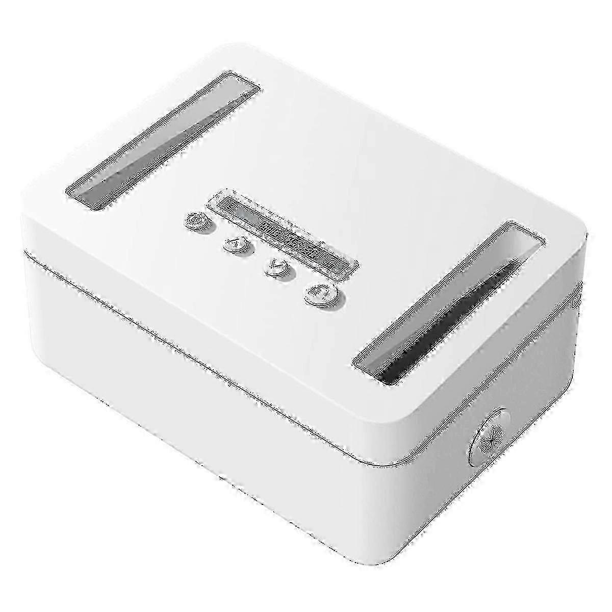 صندوق قفل معدني موقوت ، صندوق قفل الوقت مع قفل للأطفال وشاشة LED ، خزانة مؤقت للتحكم الذاتي ل Pho