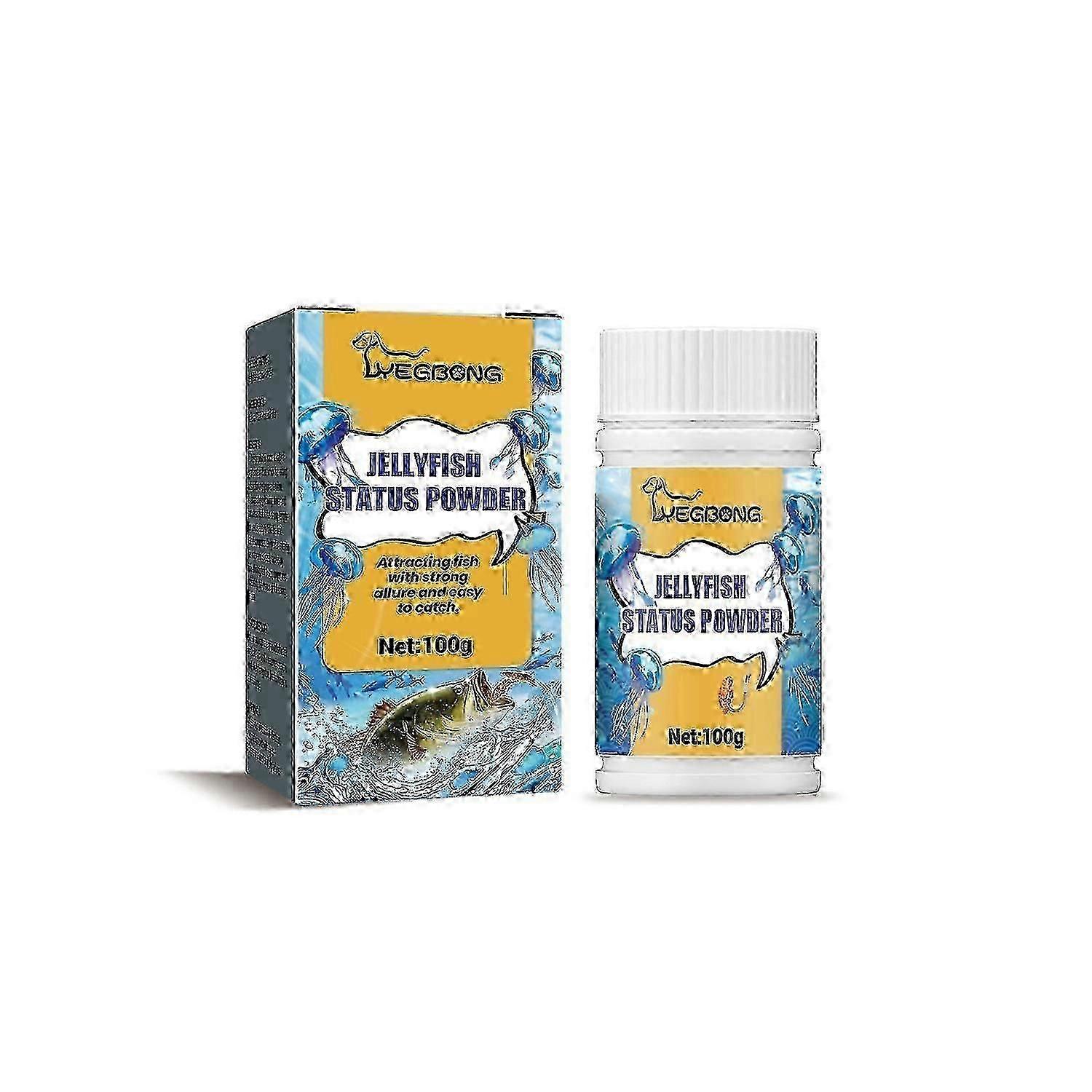 Yegbong Jellyfish Status Powder, Bait Bait Bait Bait Bait For Fishing Wild Fishing Bait Crucian Tila
