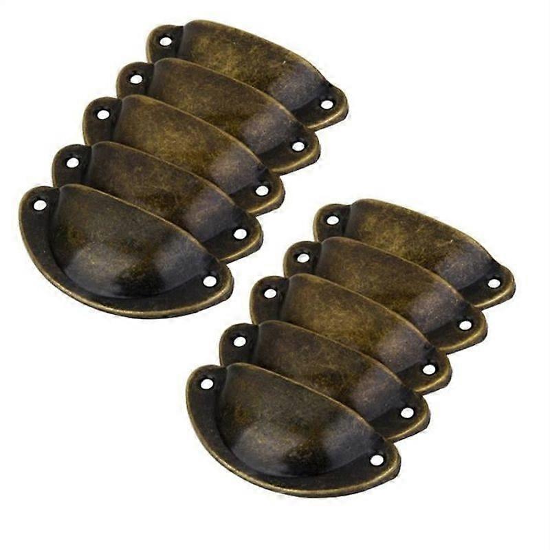 10pcs Bronze Drawer Door Knob Handle