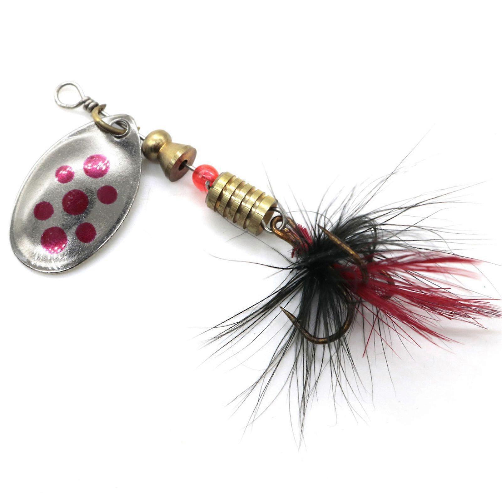 10pcs Angelköder Spinnerbait für Barsch Forelle Lachs Zander Hartmetall Spinner Köder Kit mit Tackle Box
