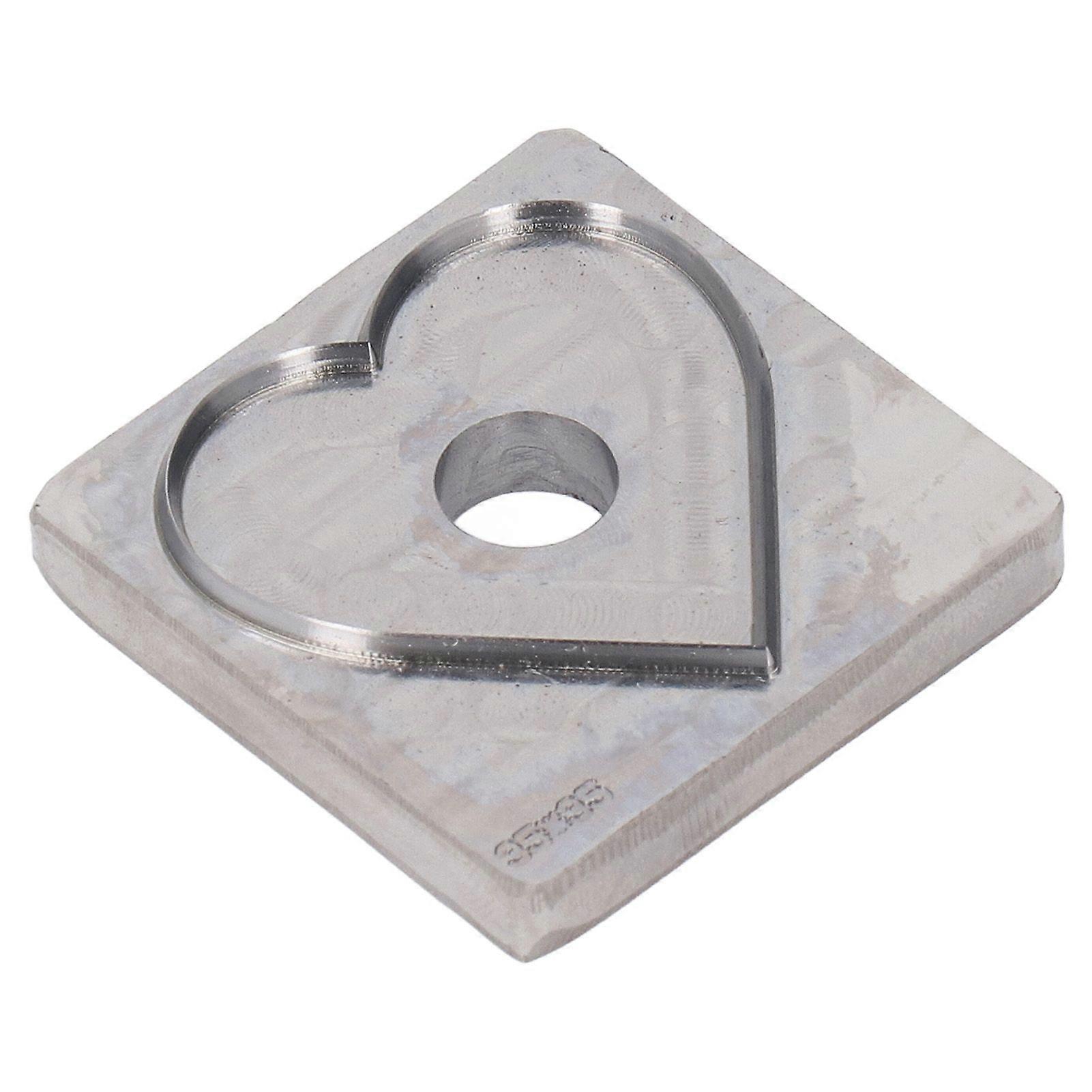 Hochwertige Liebesform Handschere Leder Schneideform Set manueller Stanzer