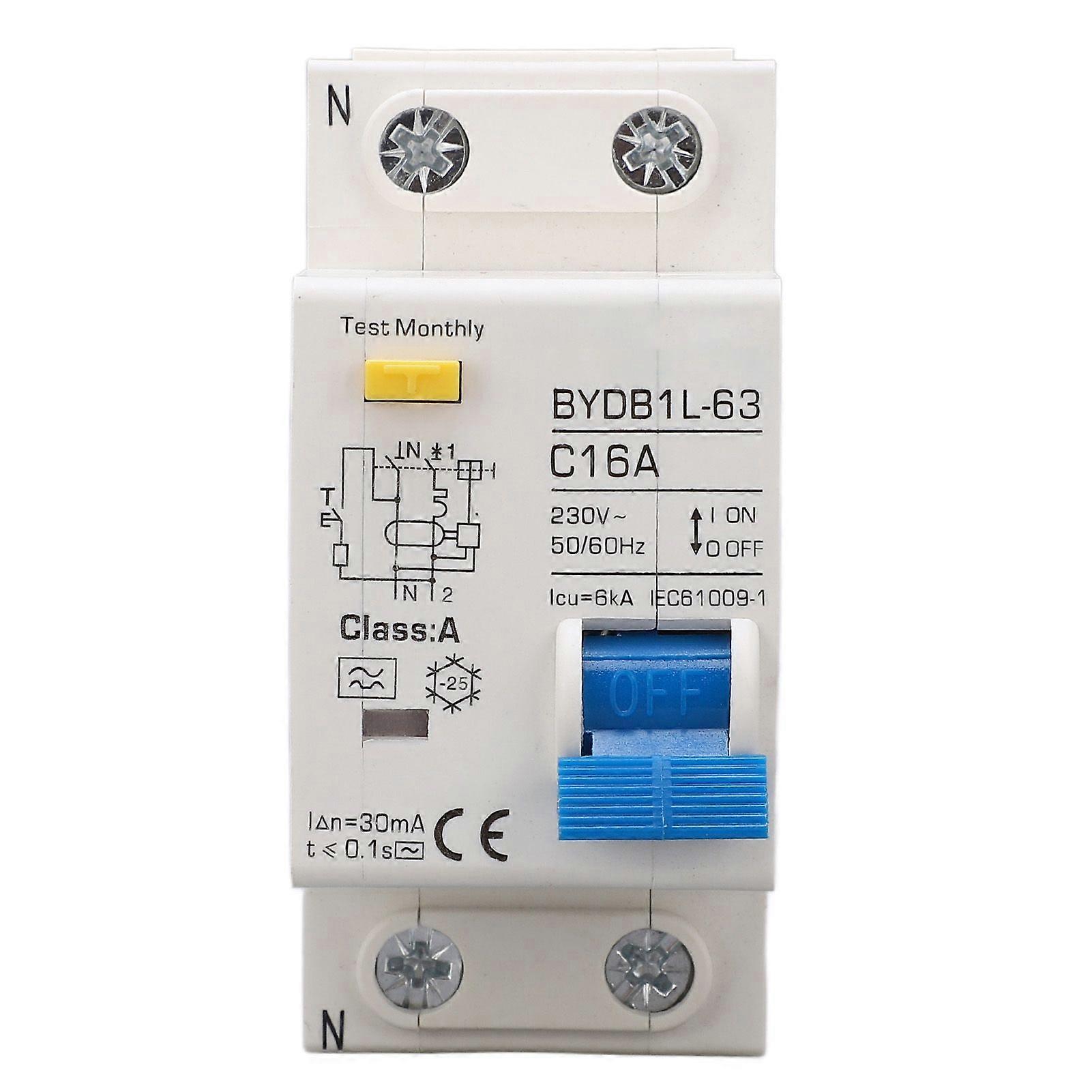 High quality  BYDB1L-63 C16A 230V 16...