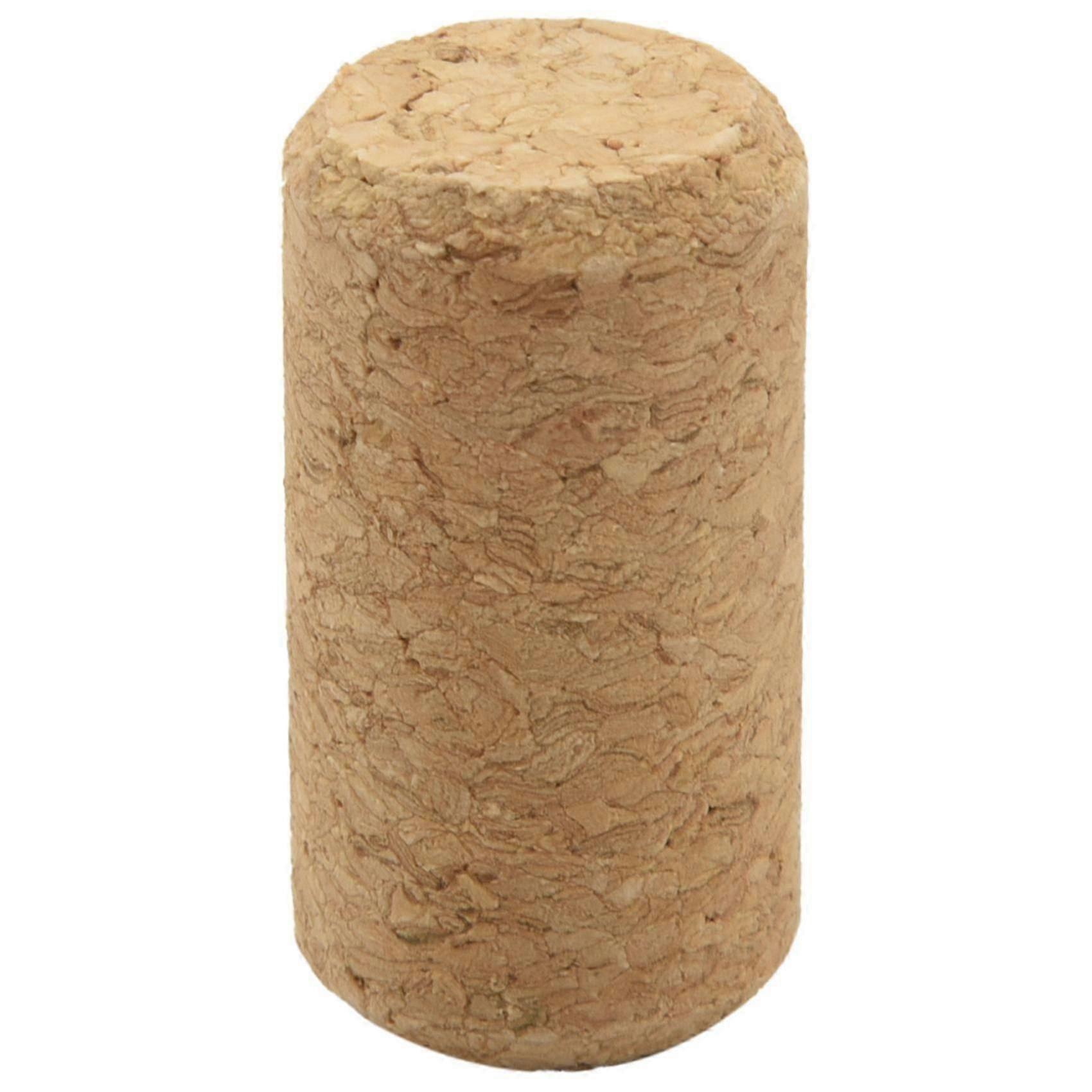 100 قطعة سدادات النبيذ الخشبية المستقيمة ، الفلين زجاجة من النوع المخروطي للنبيذ وأغطية ختم البيرة