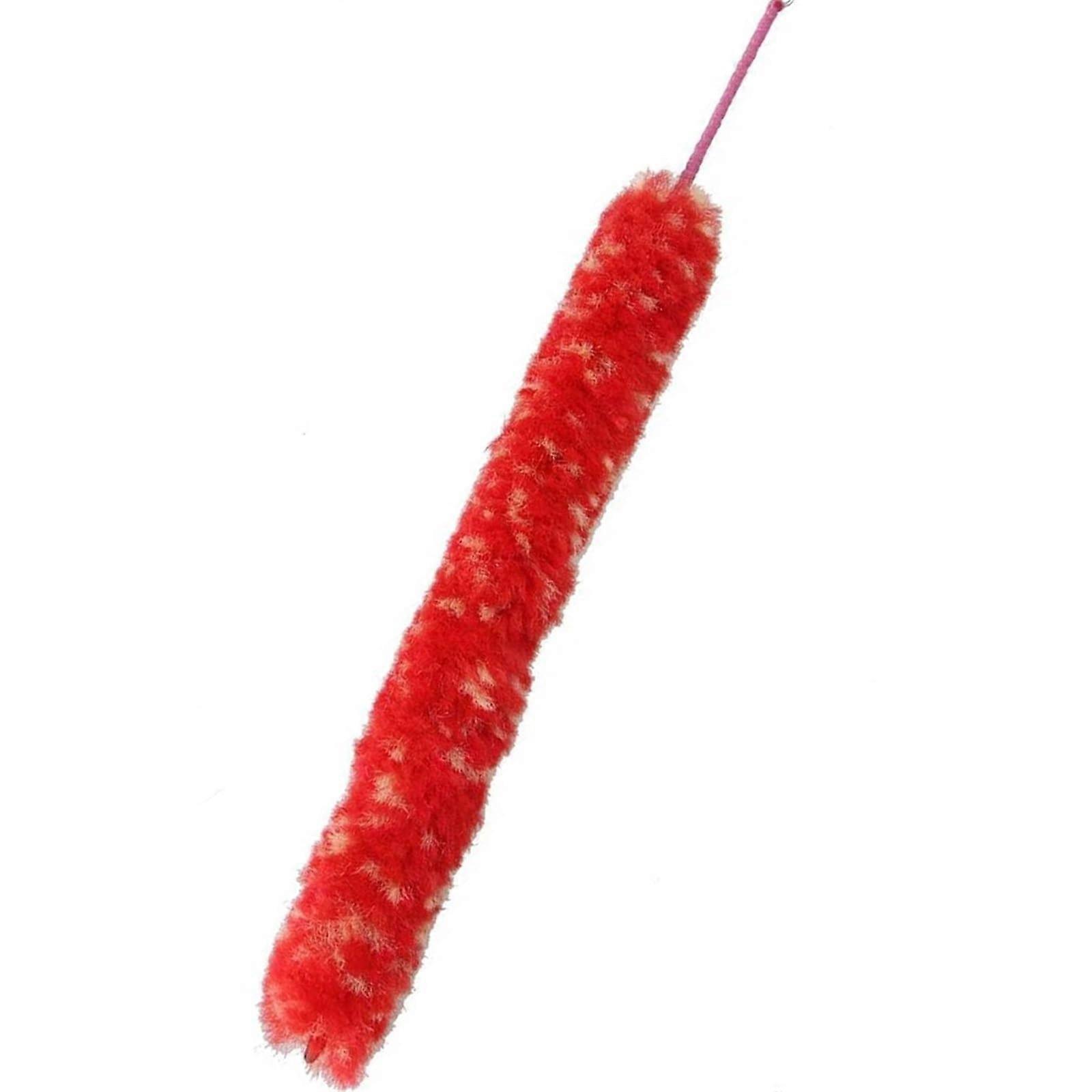 Clarinet cleaning swab Soft practical red nylon brush/flute/reed instrument pad cleaner Swab saver (Red)