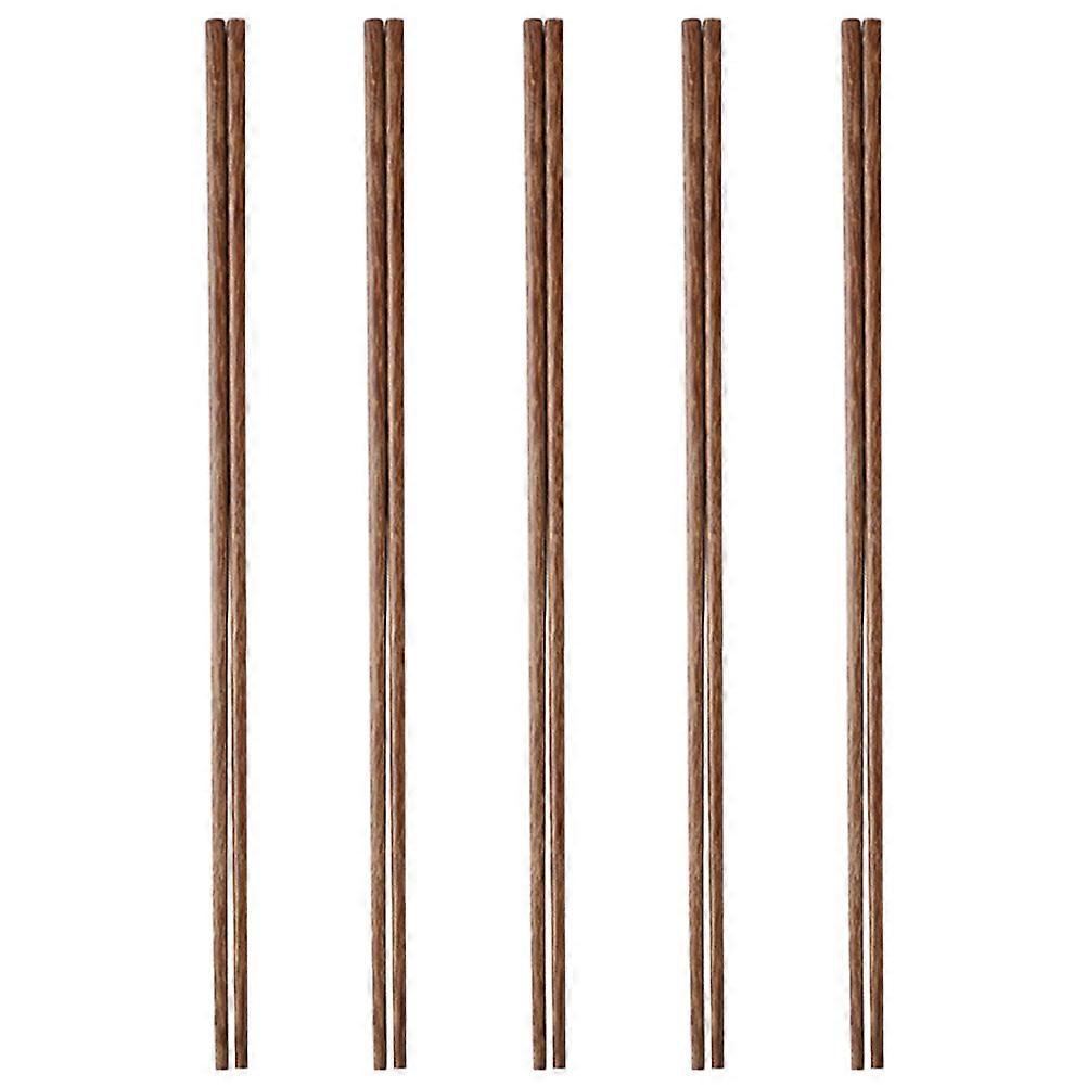 Here's a refined and professional product description based on your input:
**5 Pairs of Long Hot Pot Chopsticks – Wooden Cooking Utensils for