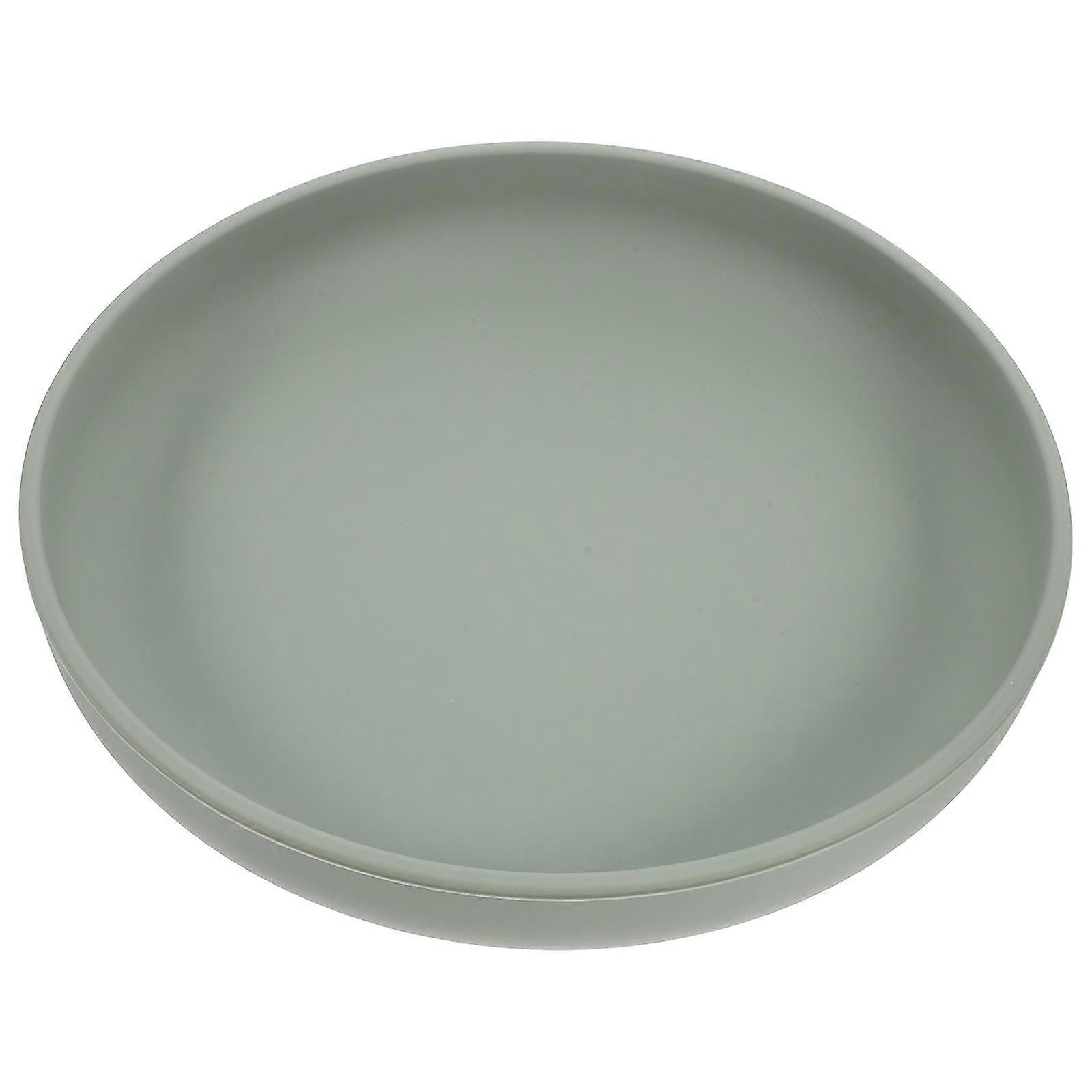 Family-Friendly Feeding Plate with Suction and Scoop Assistance