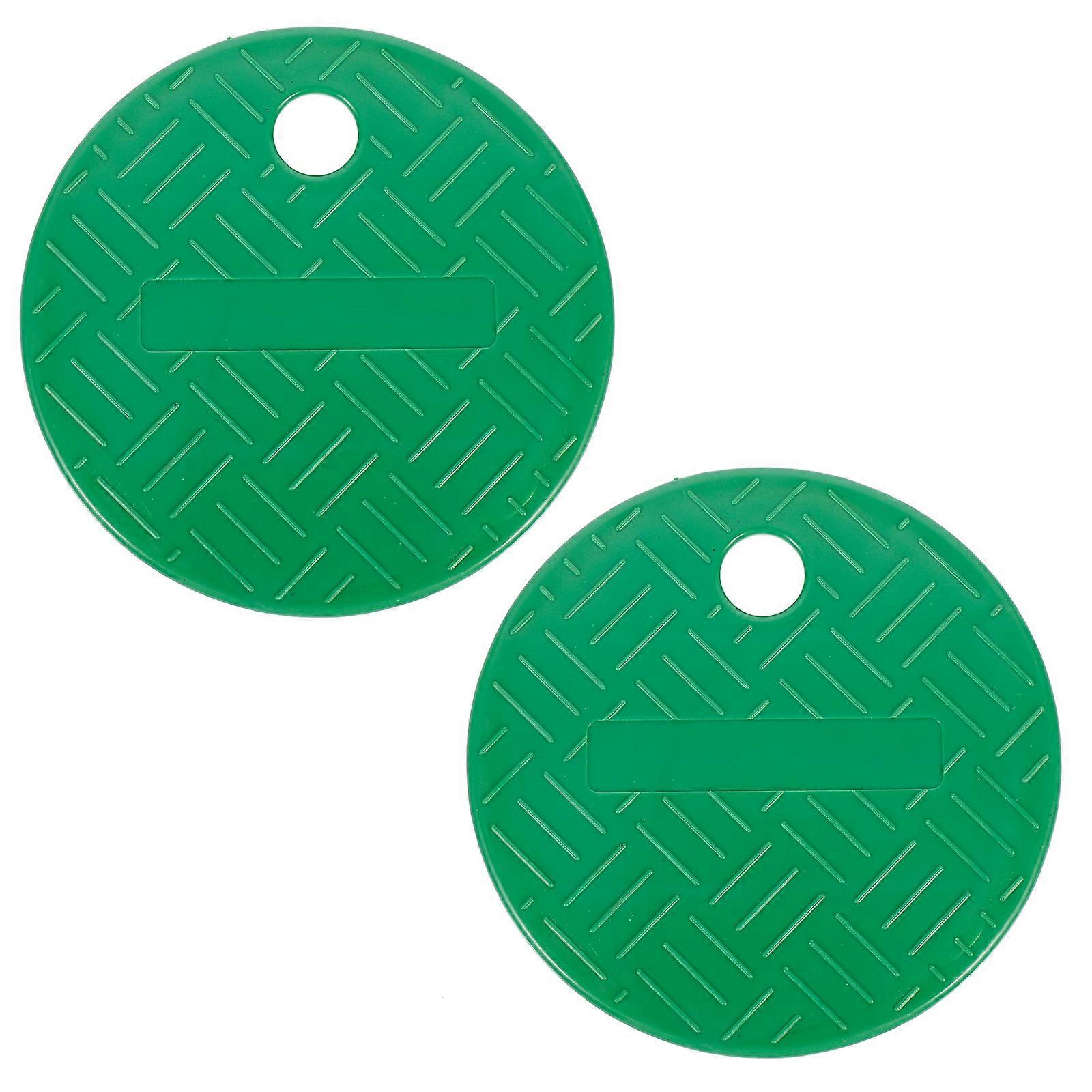 Sprinkler Valves Box Cover Lid Replacement for Sprinkler System 2Pcs Green