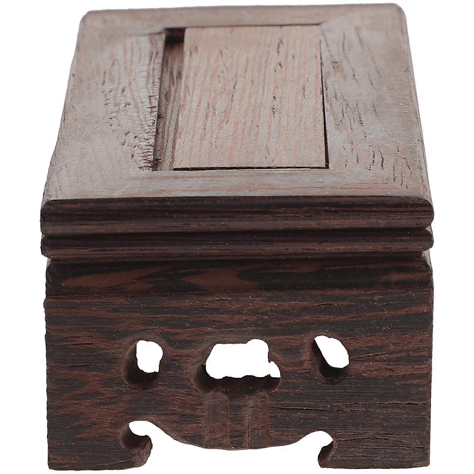 Coffee Synthetic Decorative Base for Household Display and Storage with Simple Design and Lightweight Portability 1Pc