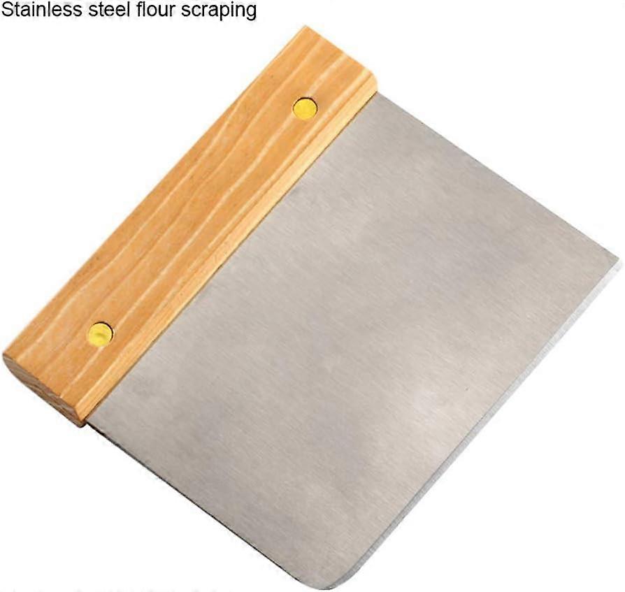 Multipurpose Kitchen Baking Tool Pastry Cutter Scraper Dough Scraper Stainless Steel Bench Scraper Bread Pizza Food Cutter