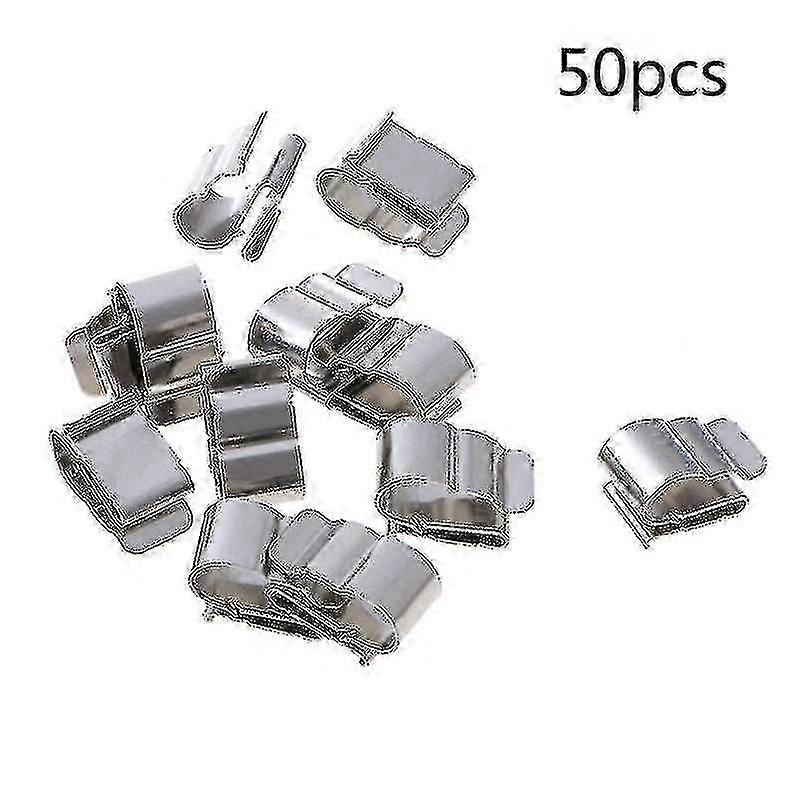 Solar PV kabelclips - rustfrit stål, 2x6mm (50stk) - Installation af systemmontering