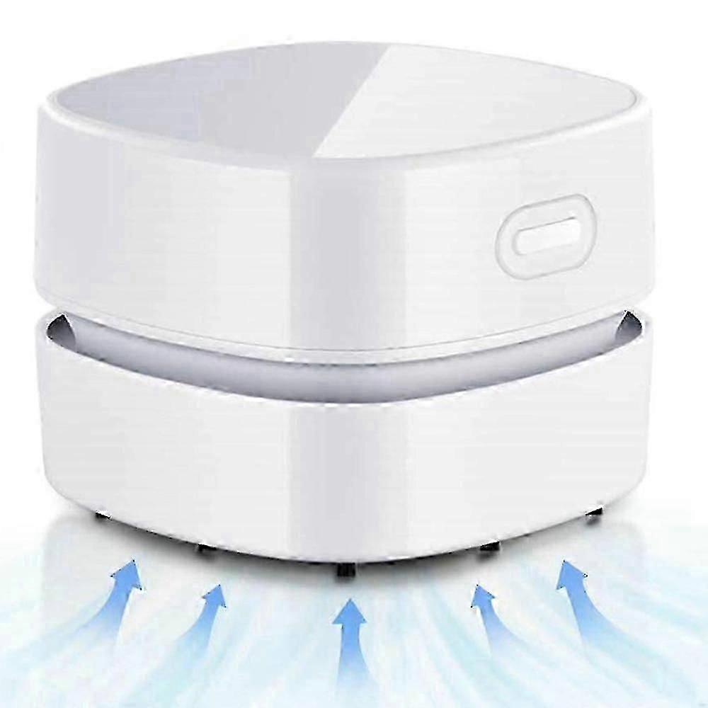 Desktop Vacuum Cleaner, Usb Table Dust Sweeper Cordless Dust Cleaner
